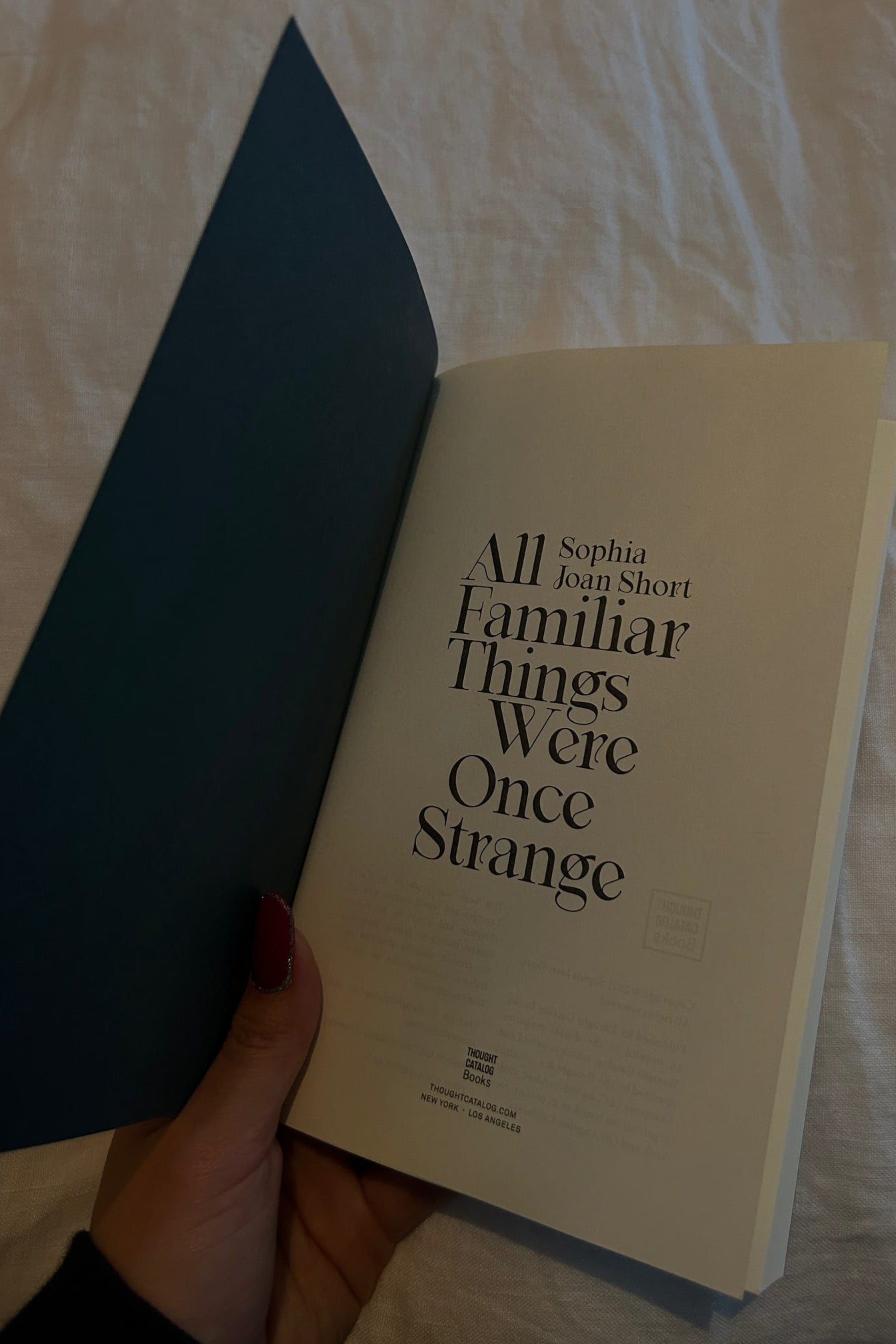 All Familiar Things Were Once Strange