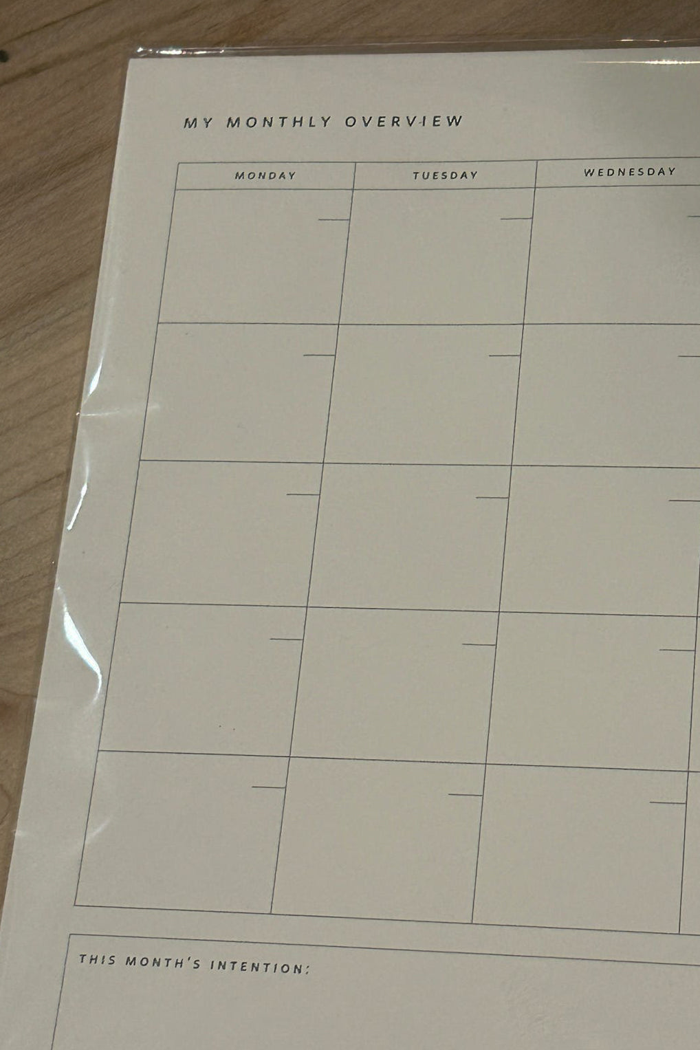 Ramona & Ruth Monthly Overeview Notepad