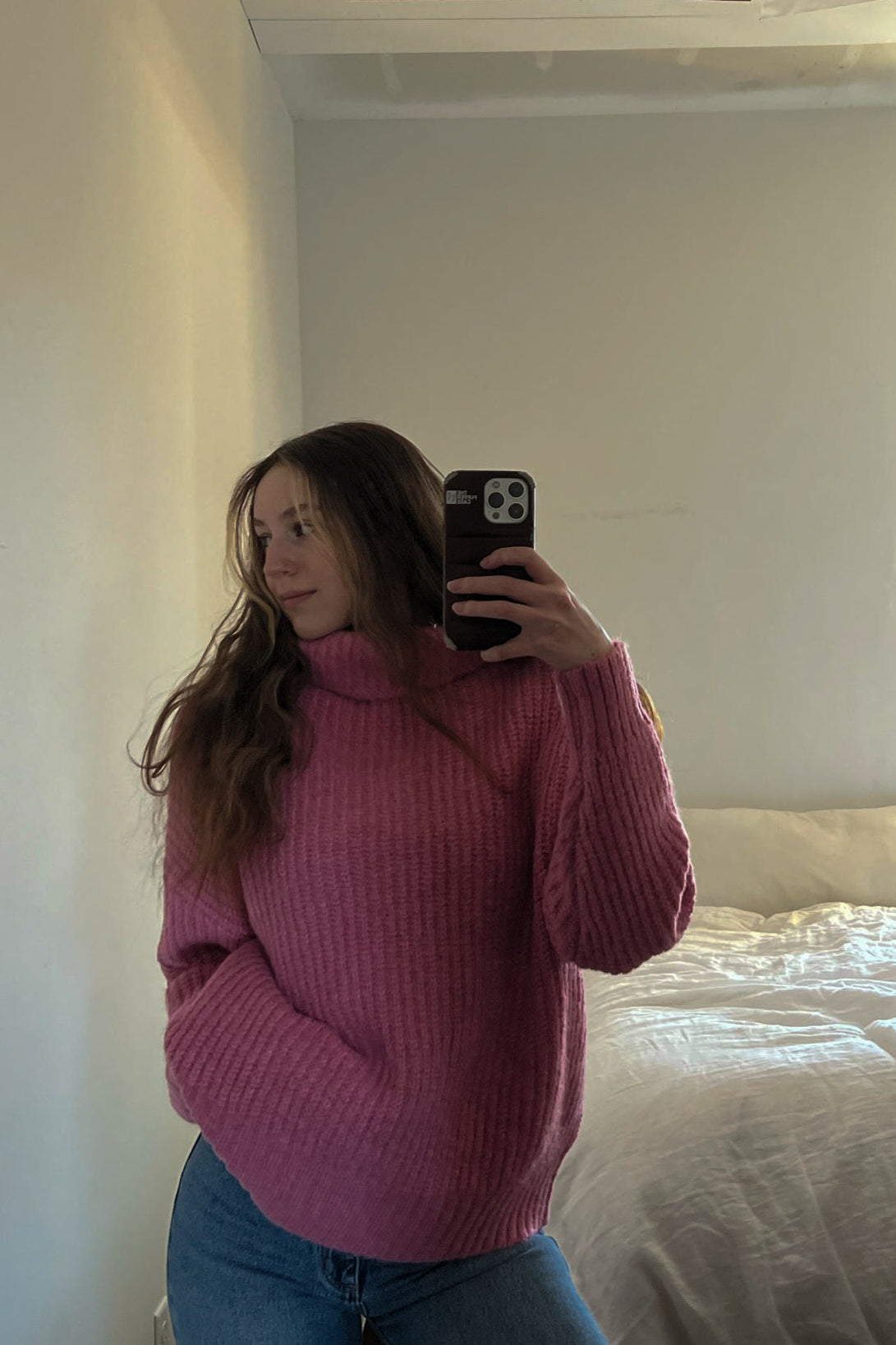 Wild Roses Turtleneck