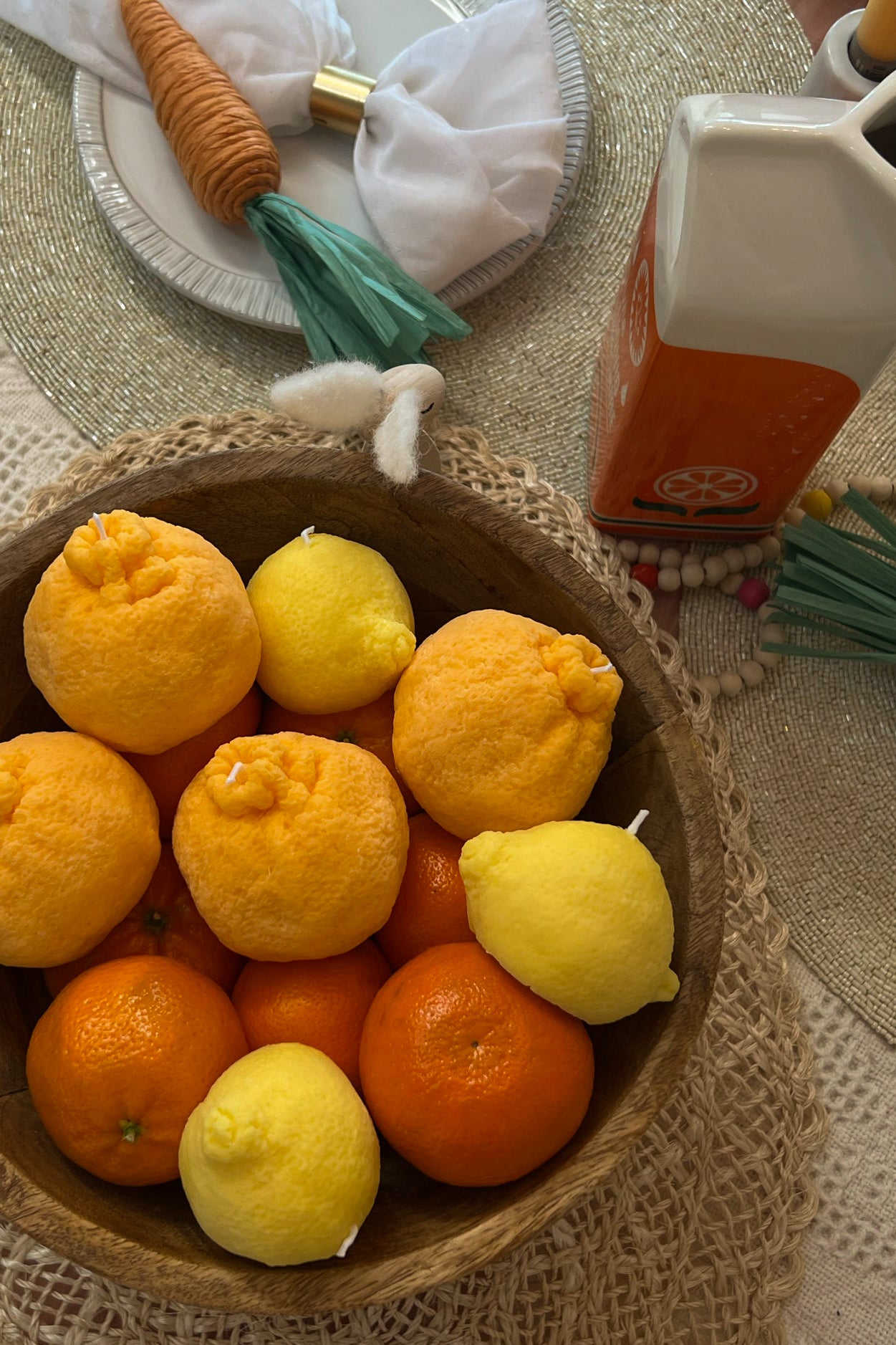 Ugly Orange Candle