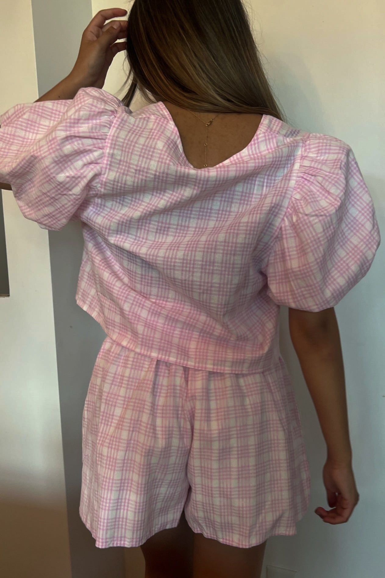 Gingham Girl Set Shorts