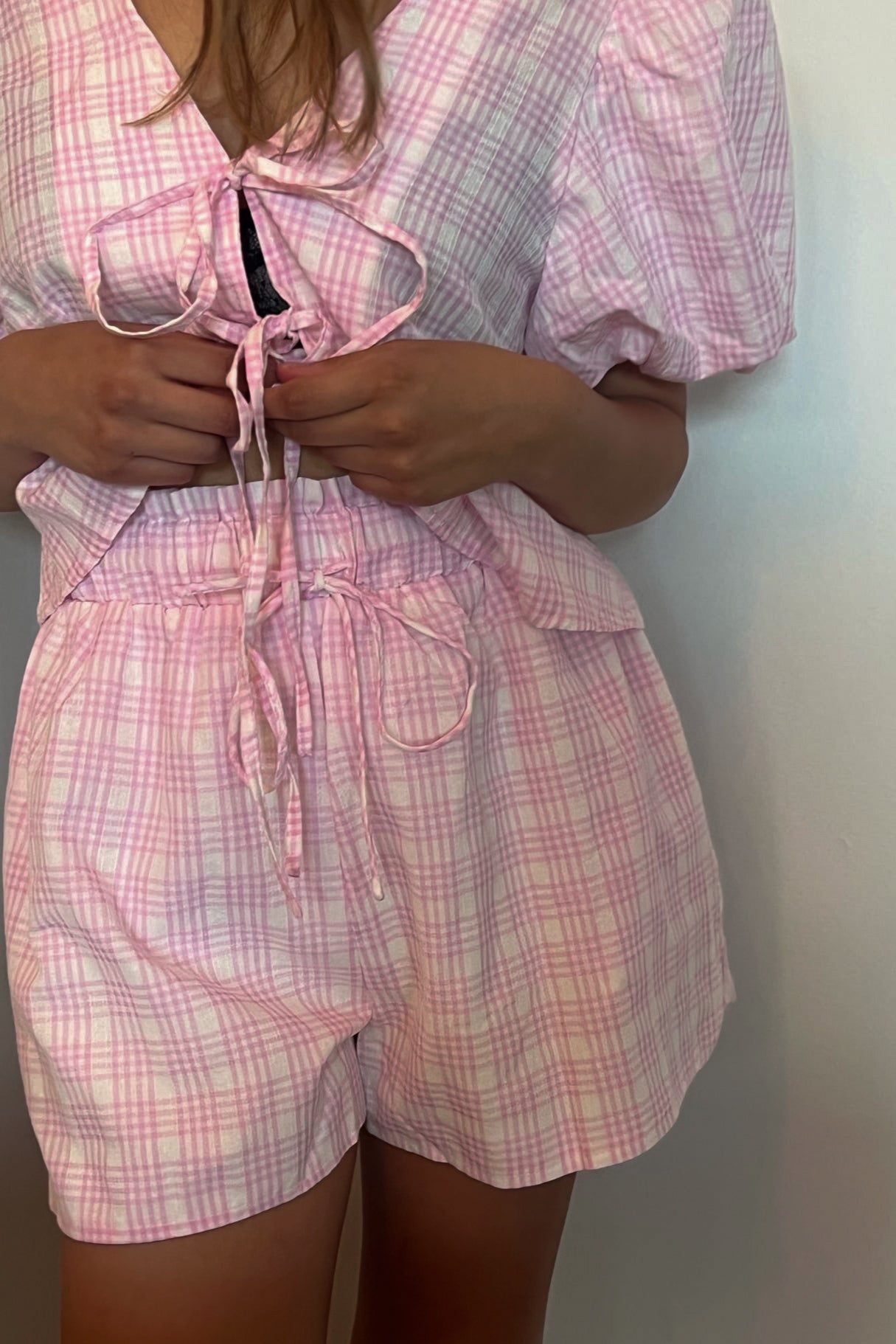 Gingham Girl Set Shorts