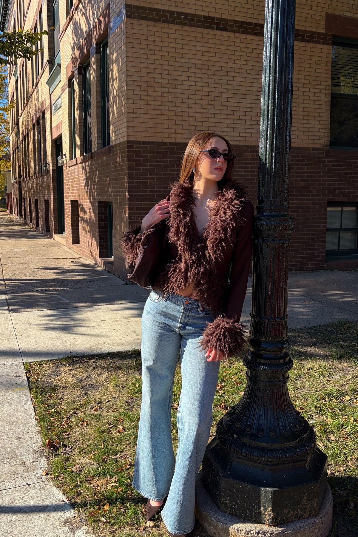 Simone Fur Top
