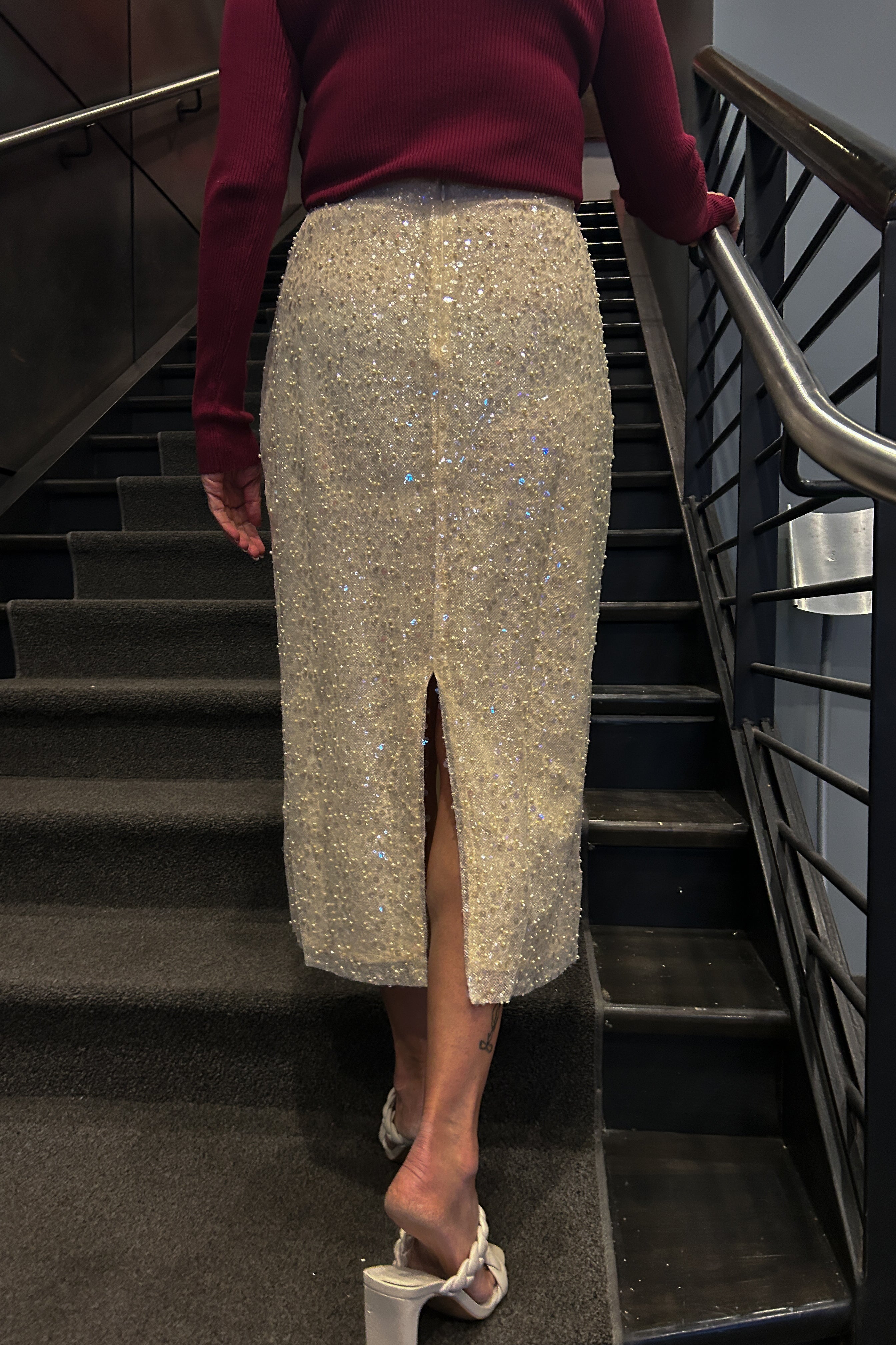 A White Xmas Skirt