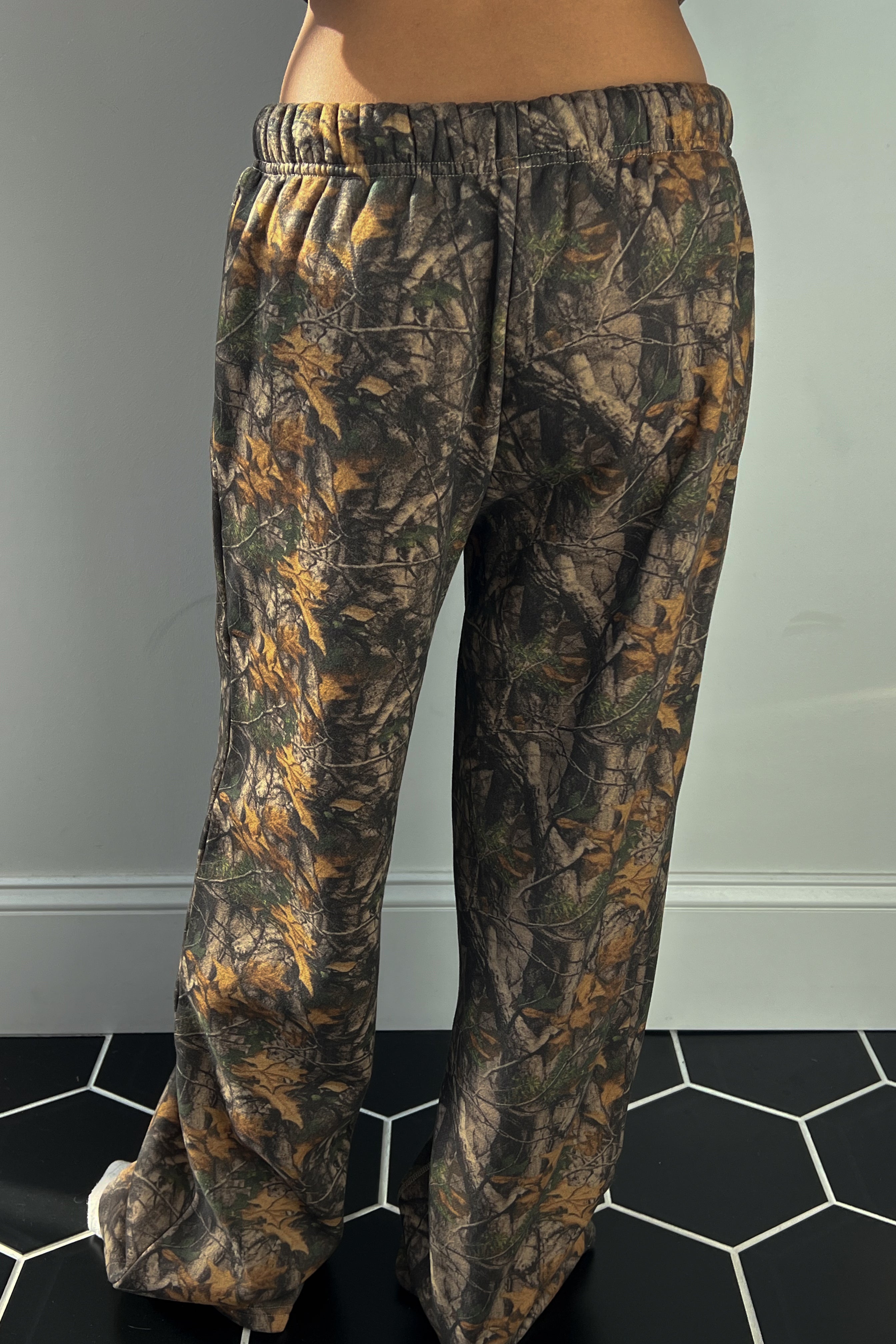 Cozy Forest Wide Leg Sweatpants