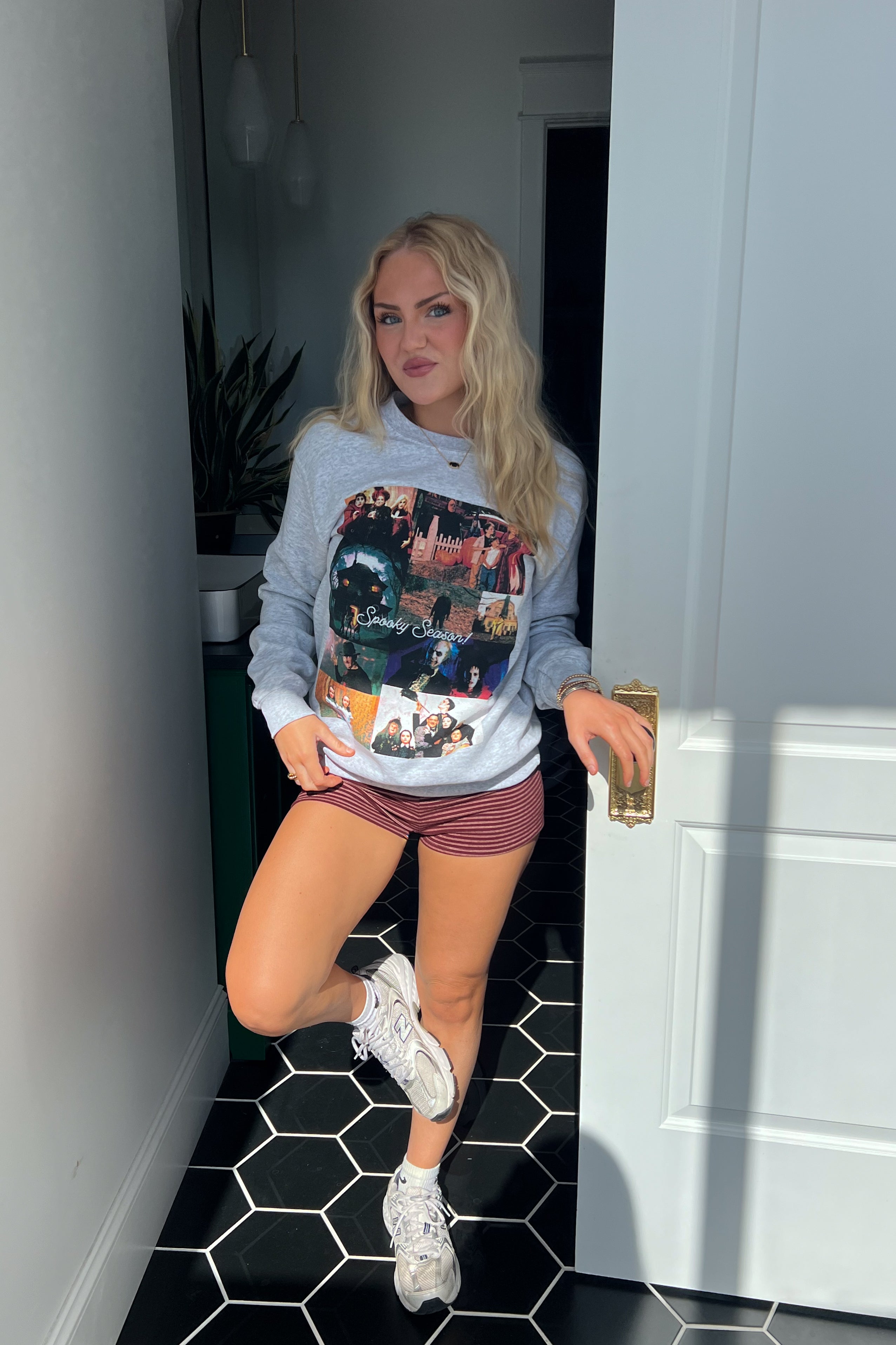 Spooky Season Collage Sweatshirt