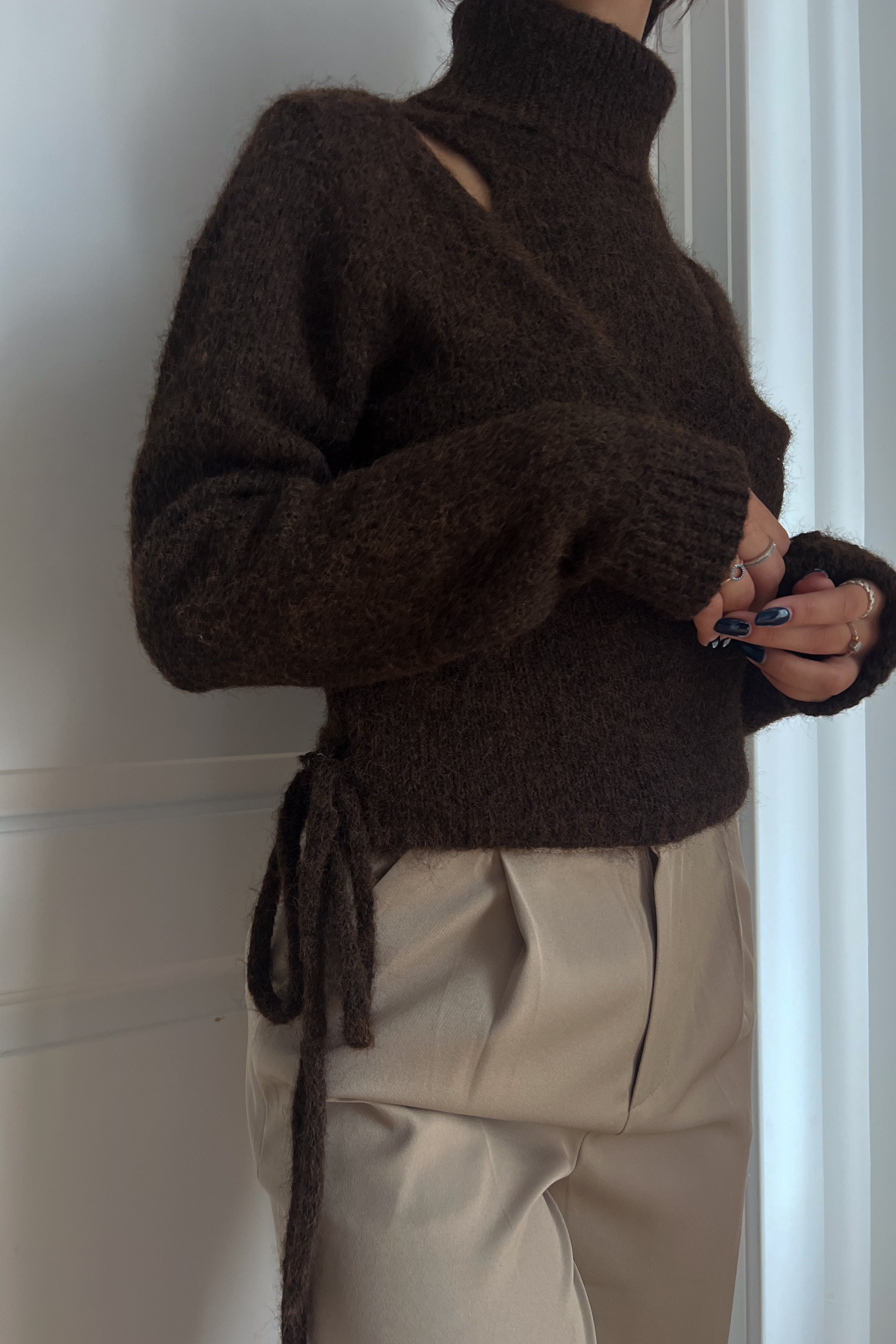 Light on Sweater