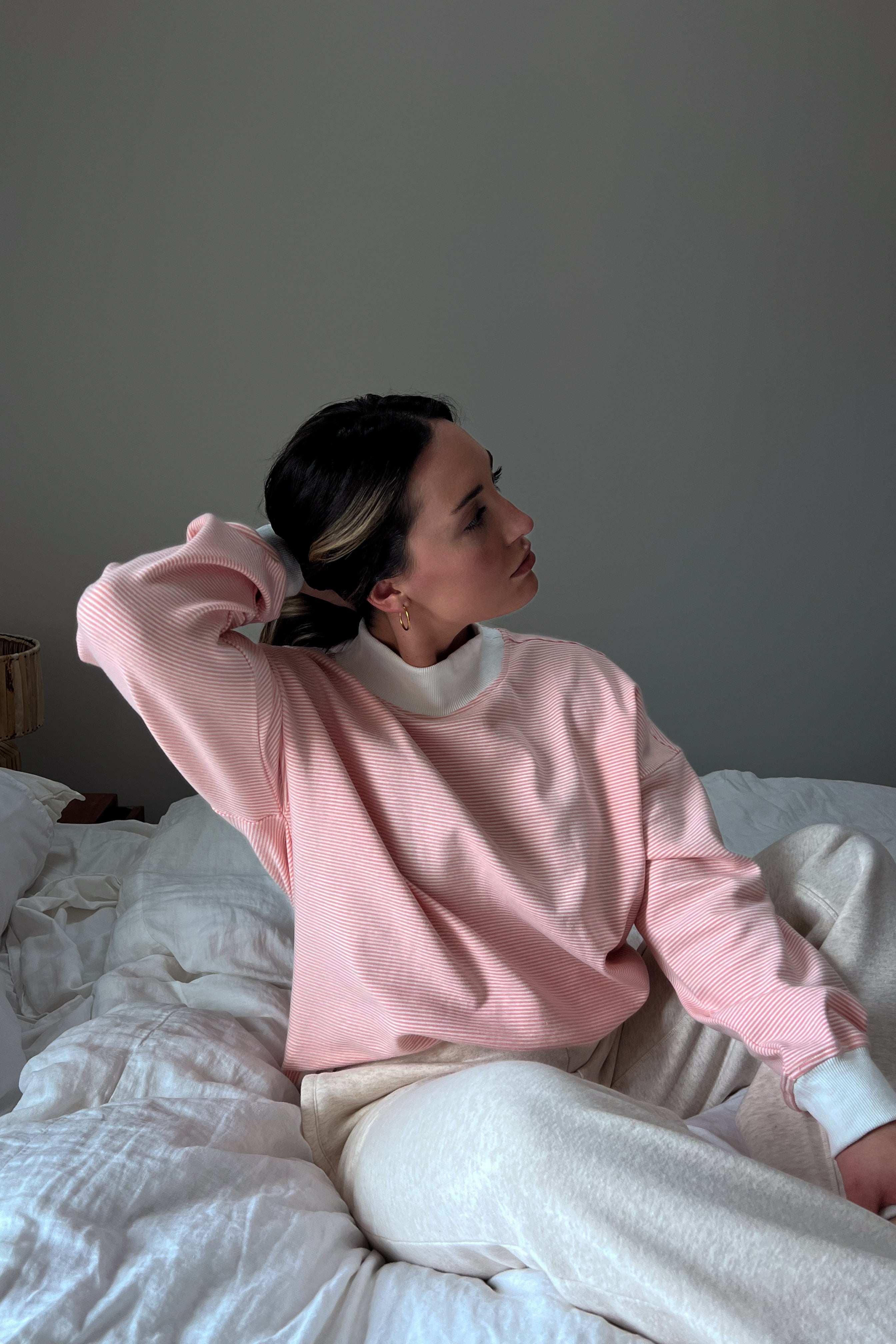 Mary Mock Neck Sweatshirt