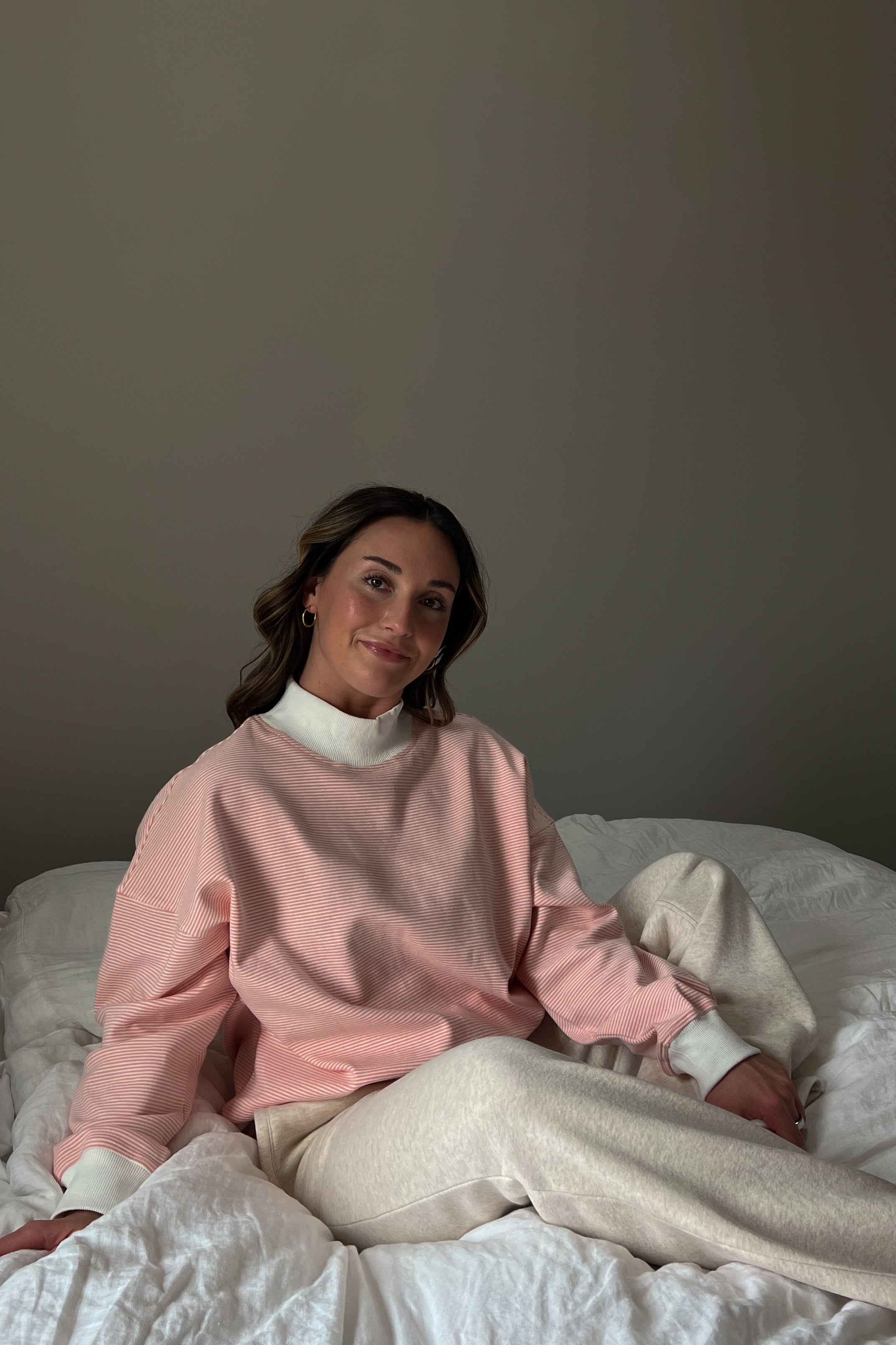Mary Mock Neck Sweatshirt