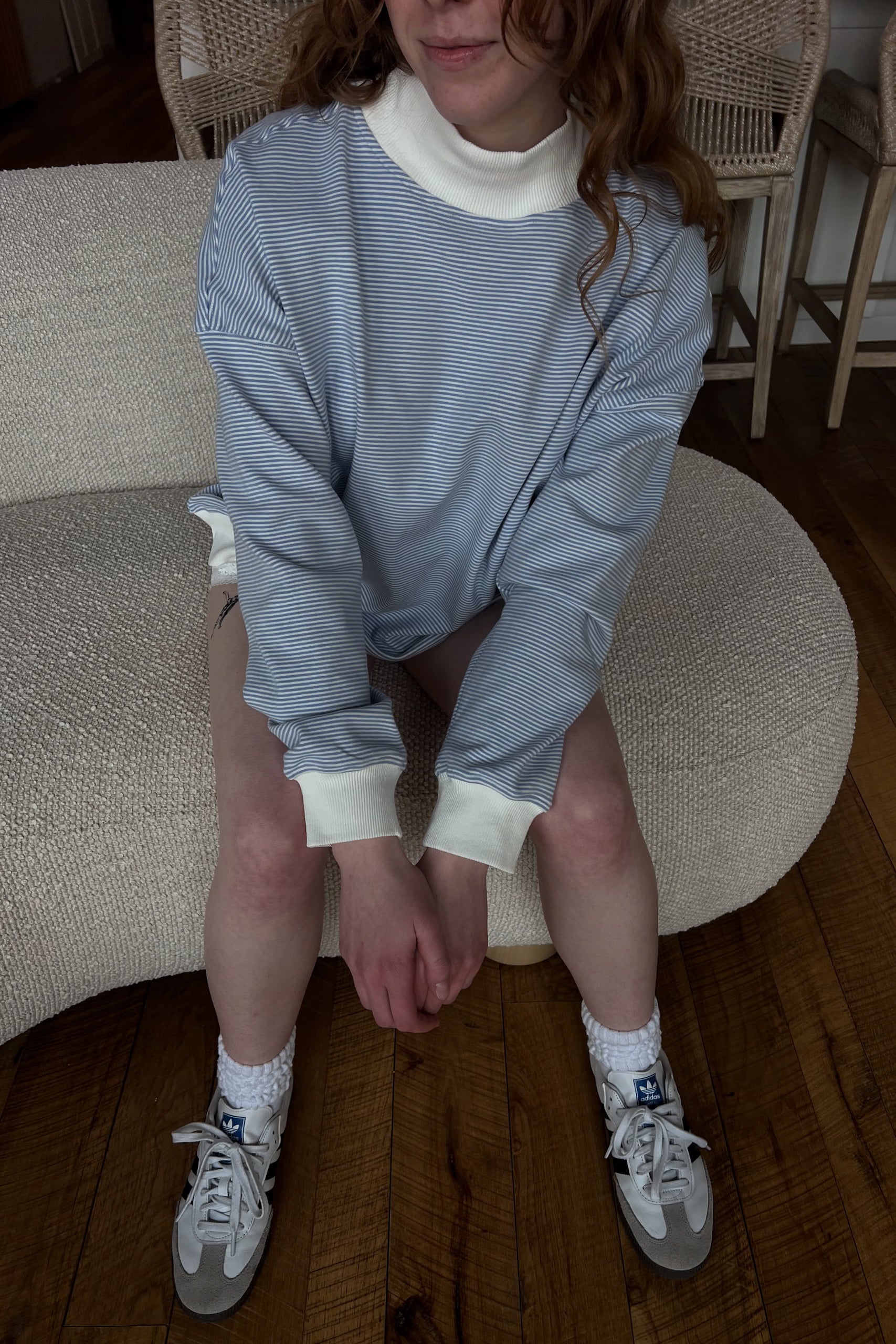 Mary Mock Neck Sweatshirt