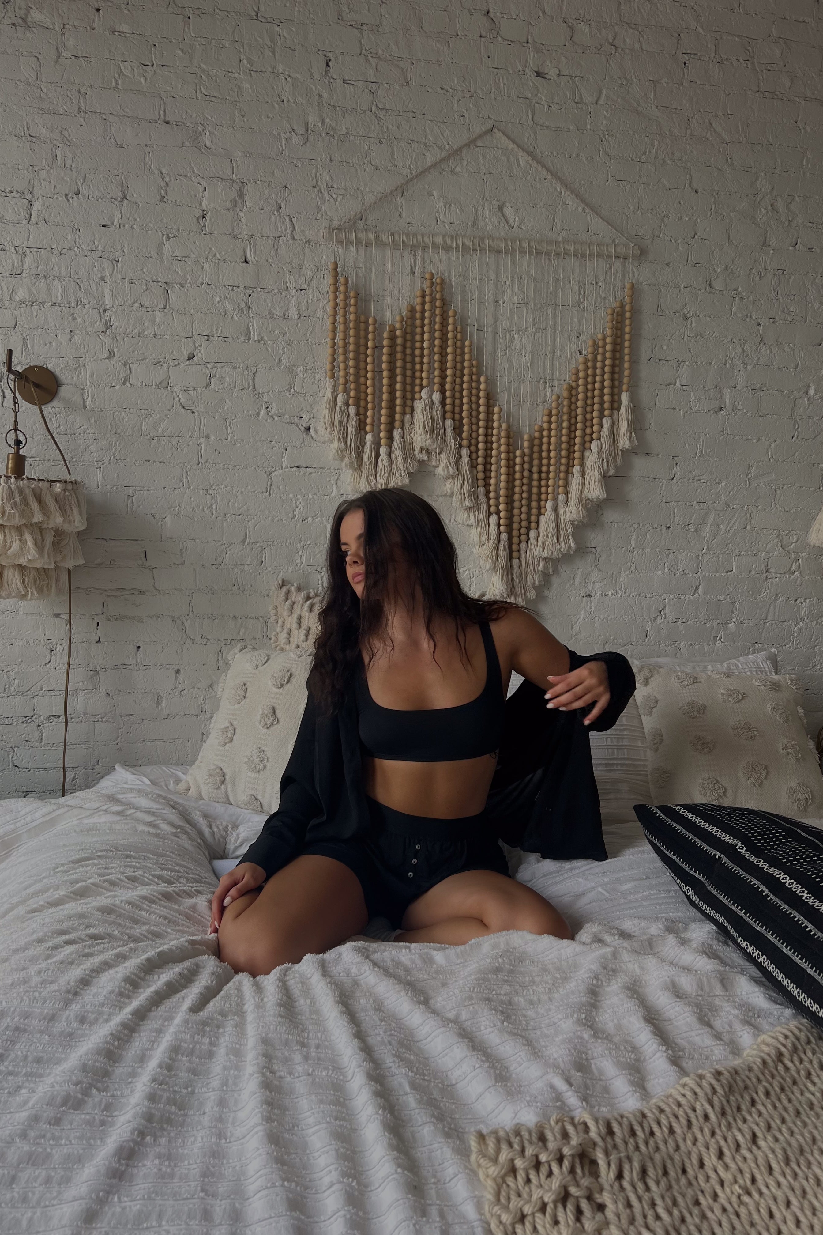 WWW Scooped Ribbed Bra