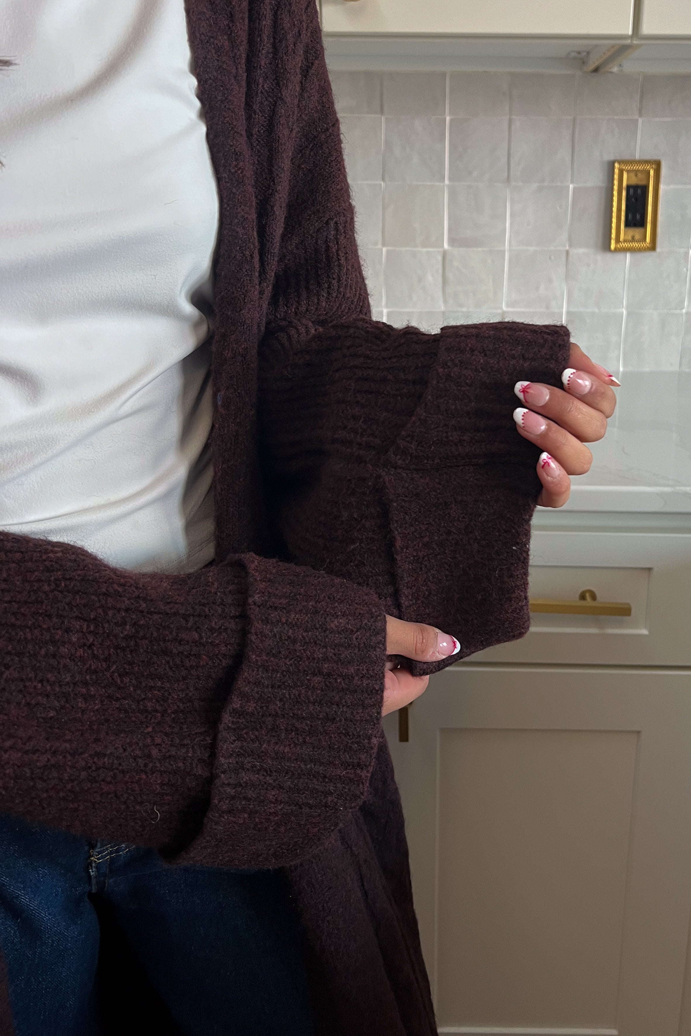 Merlot Cardigan