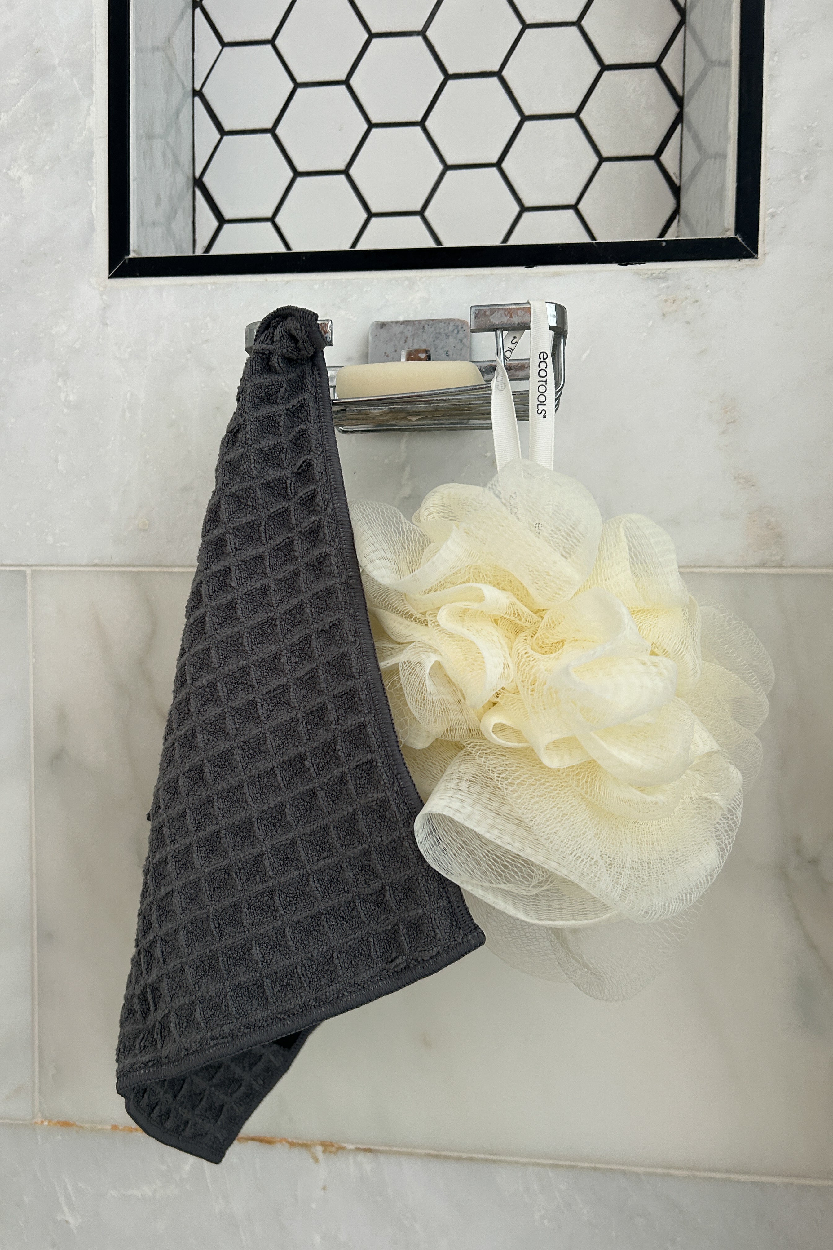 Geometry Waffle Washcloth Set