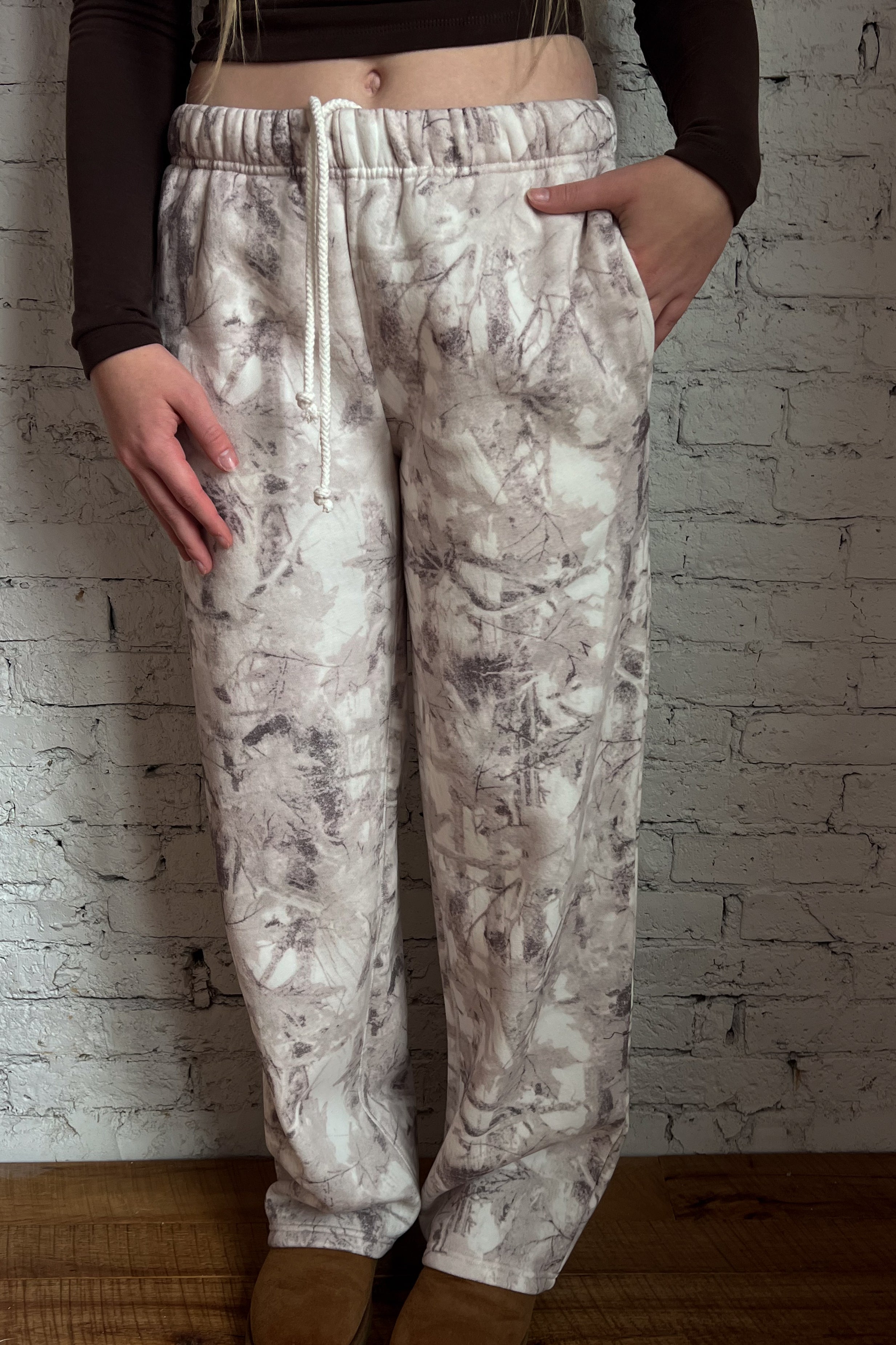 Cozy Woods Wide Leg Sweatpants