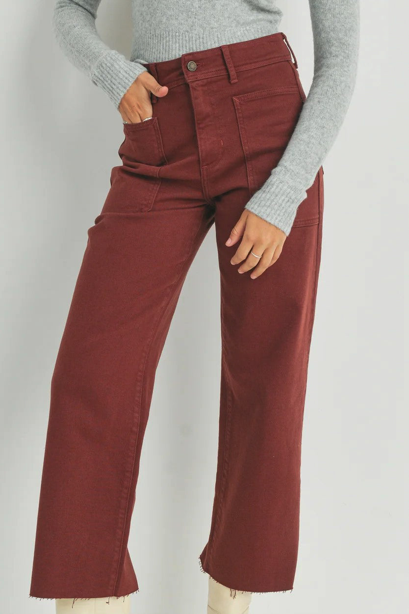 Just Black Denim Utility Pants