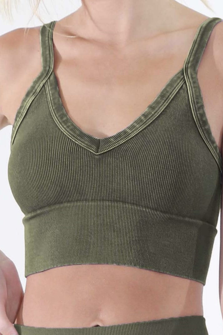 Cora Vintage Basic Crop Top