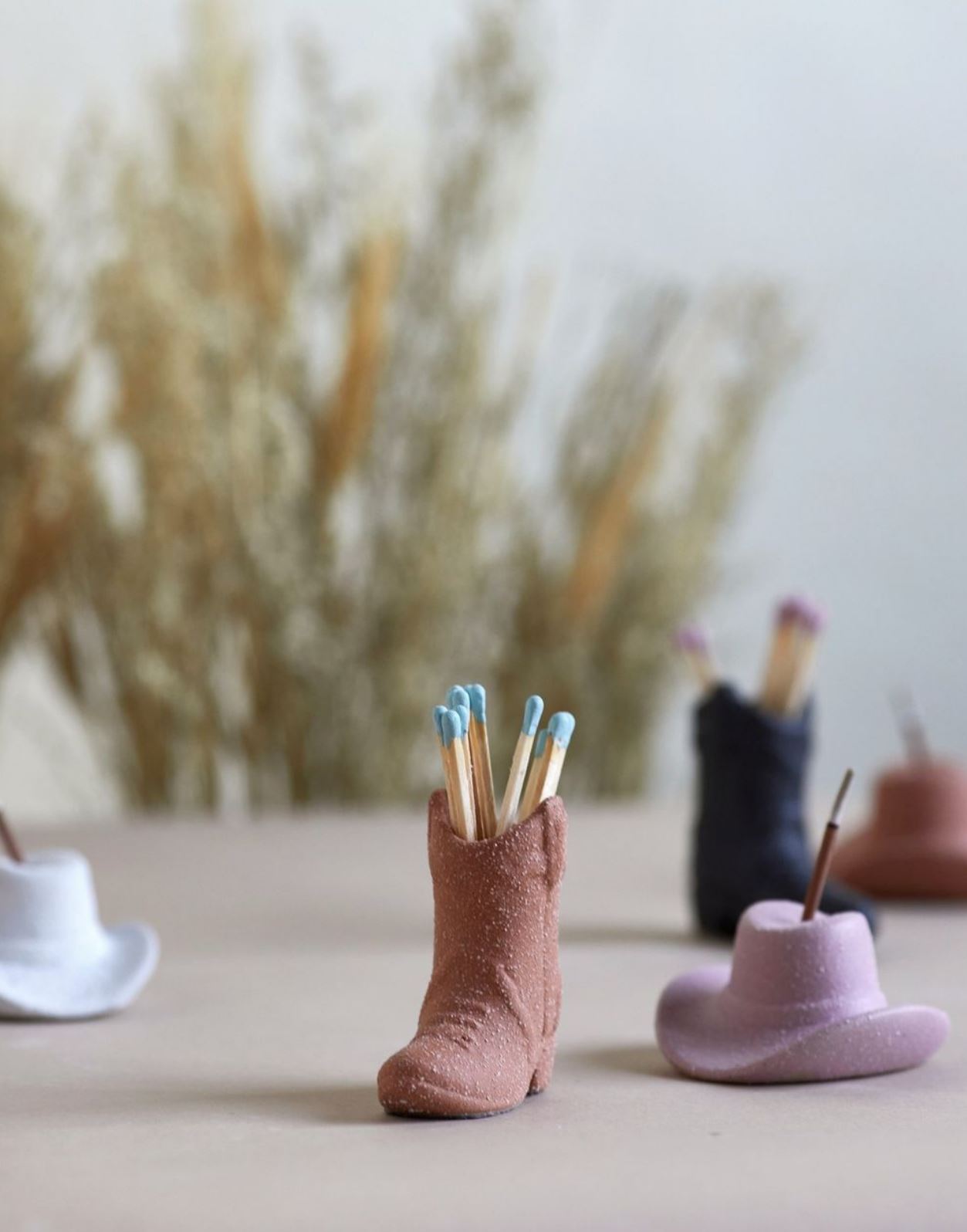 Cowboy Hat Incense Holder - 4 colors