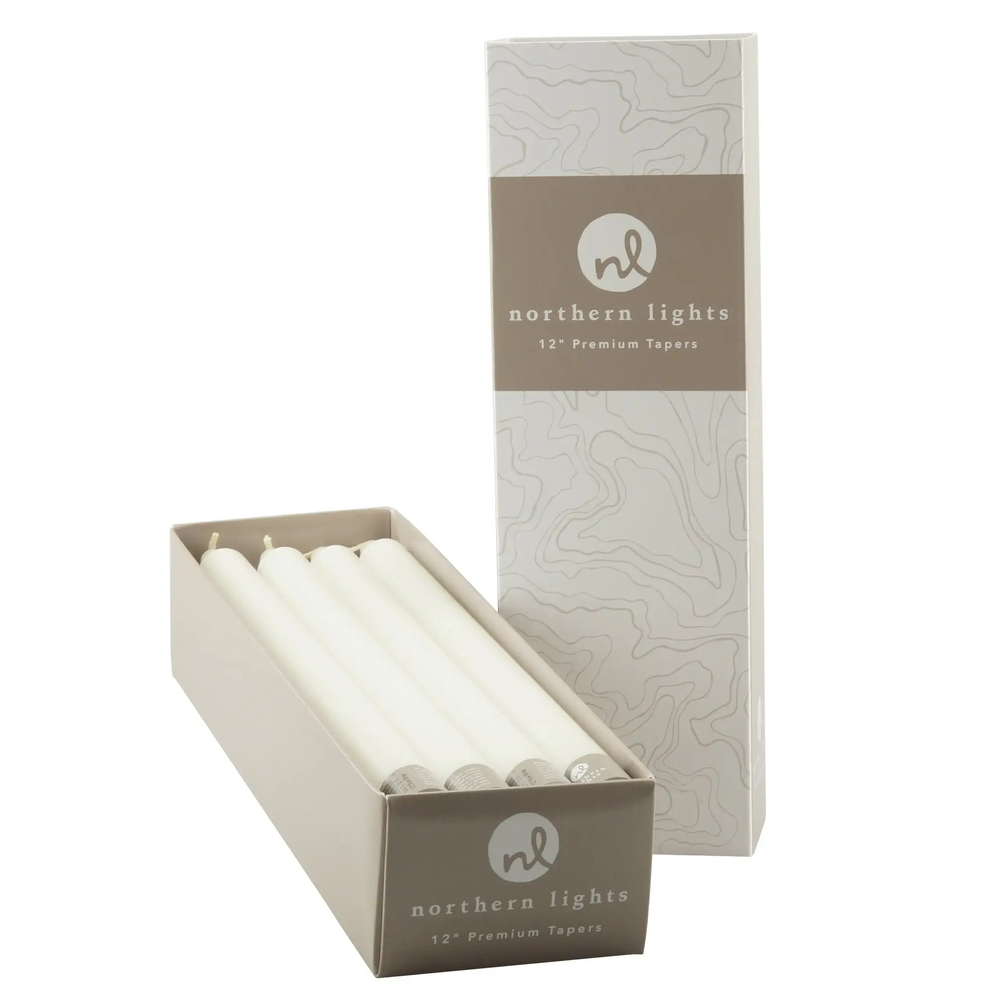 Northern Lights Taper Candle