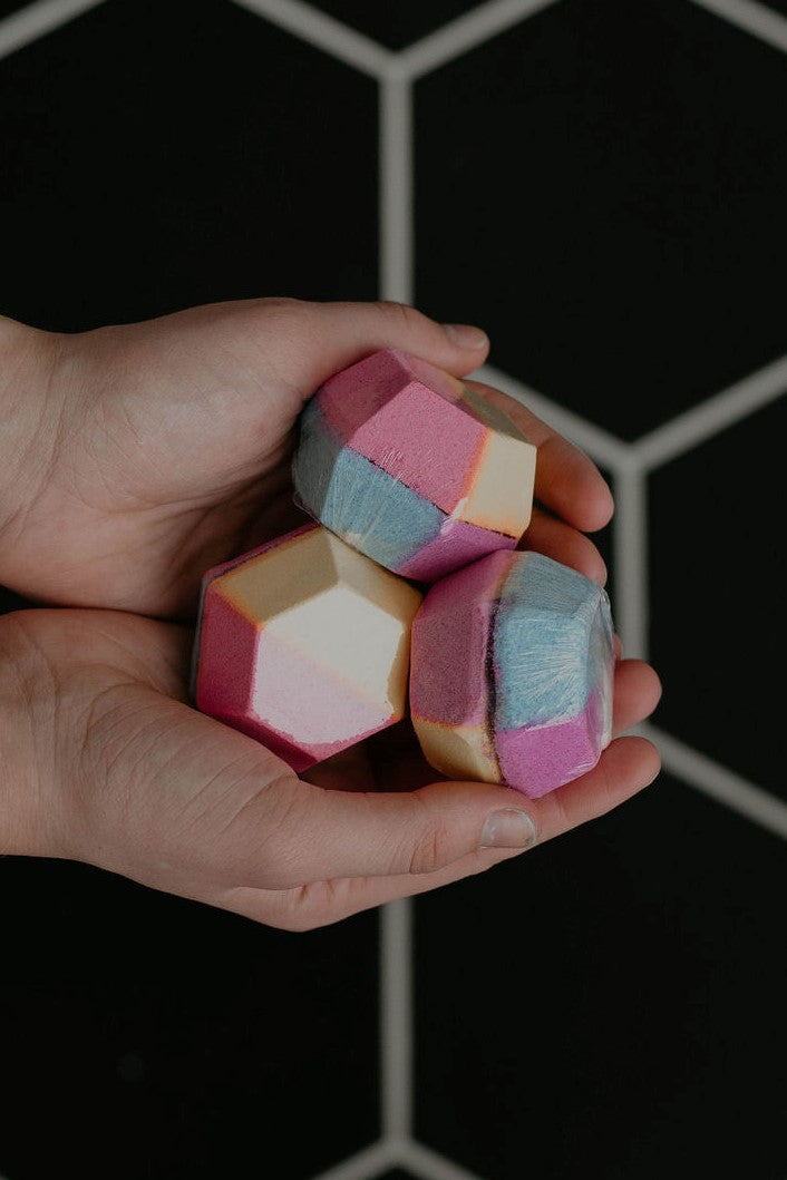 Rainbow Gem Bath Bomb