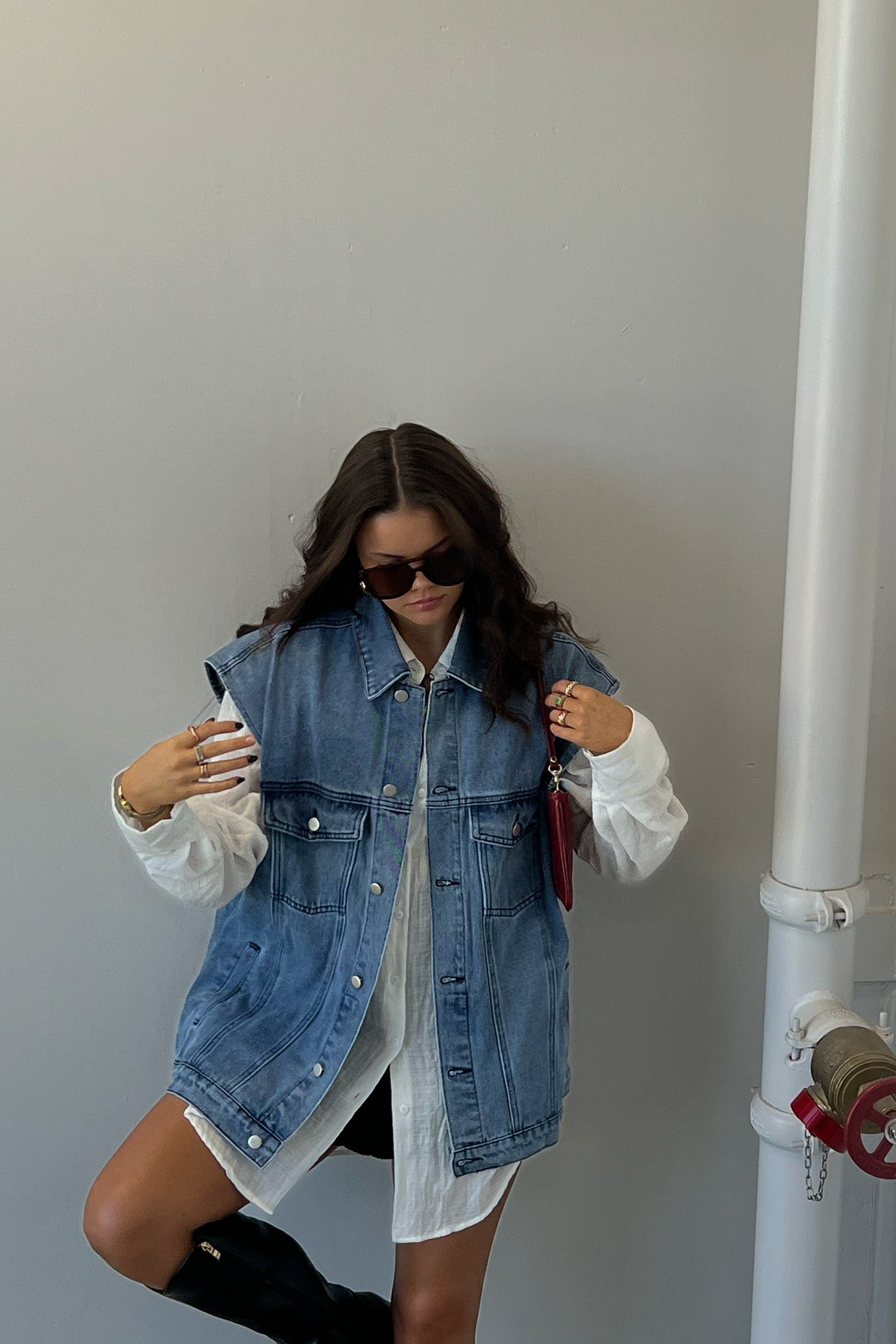 Another Day Denim Vest