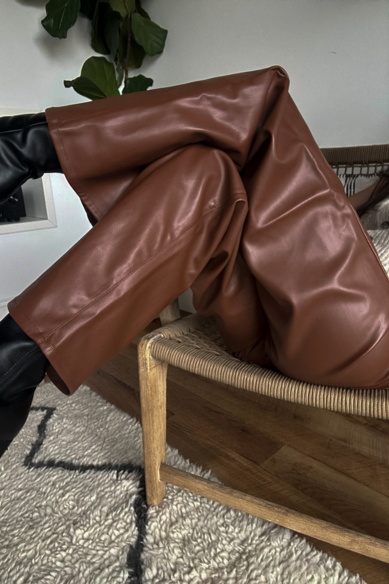 Emy Leather Wide Leg Pants * BEST SELLER *