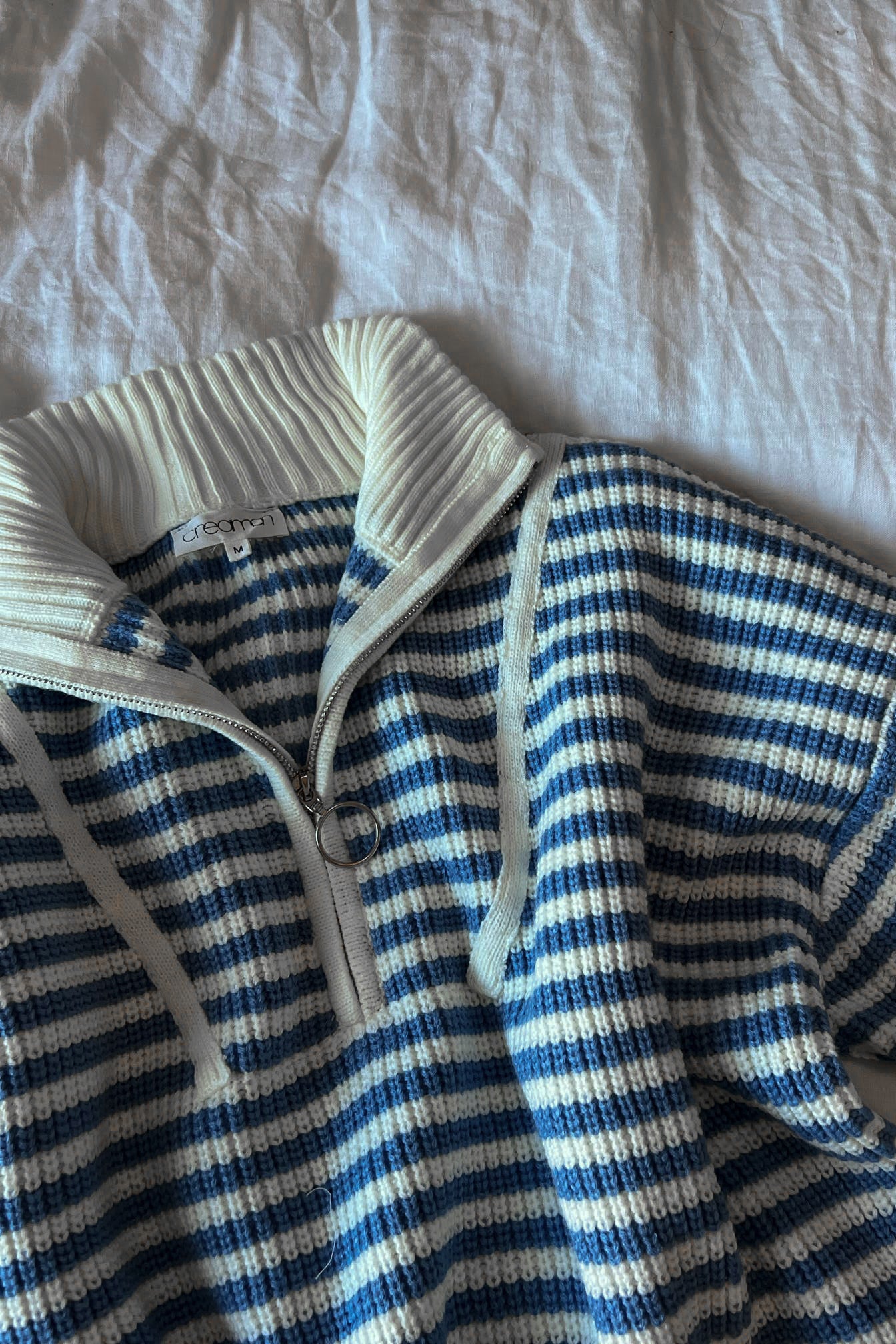 CM DOORBUSTER! Blue Stripe Half-Zip
