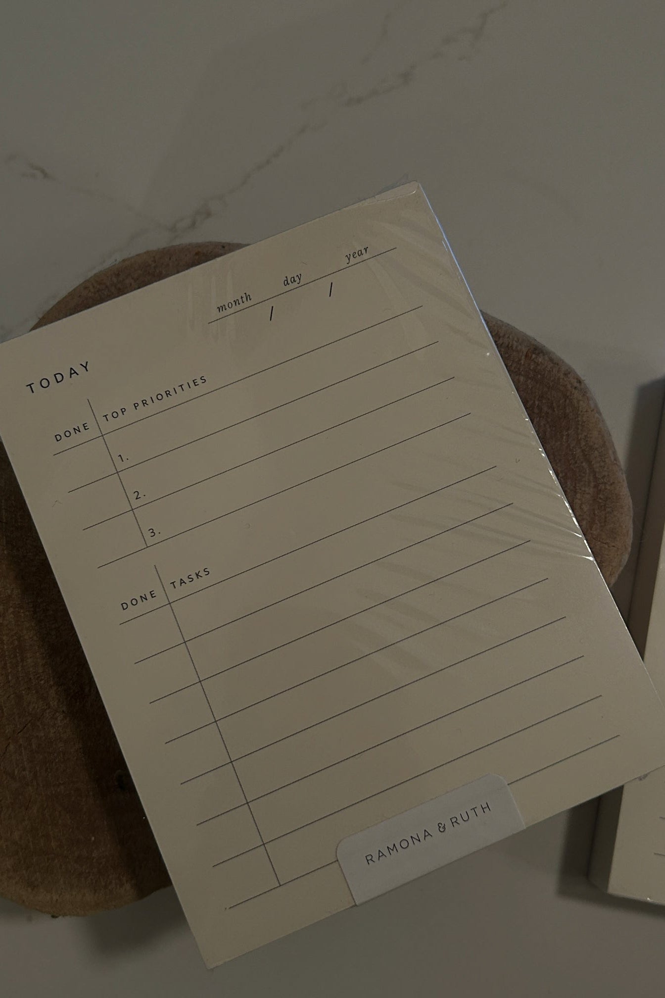 Ramona & Ruth To Do Today Block Notepad