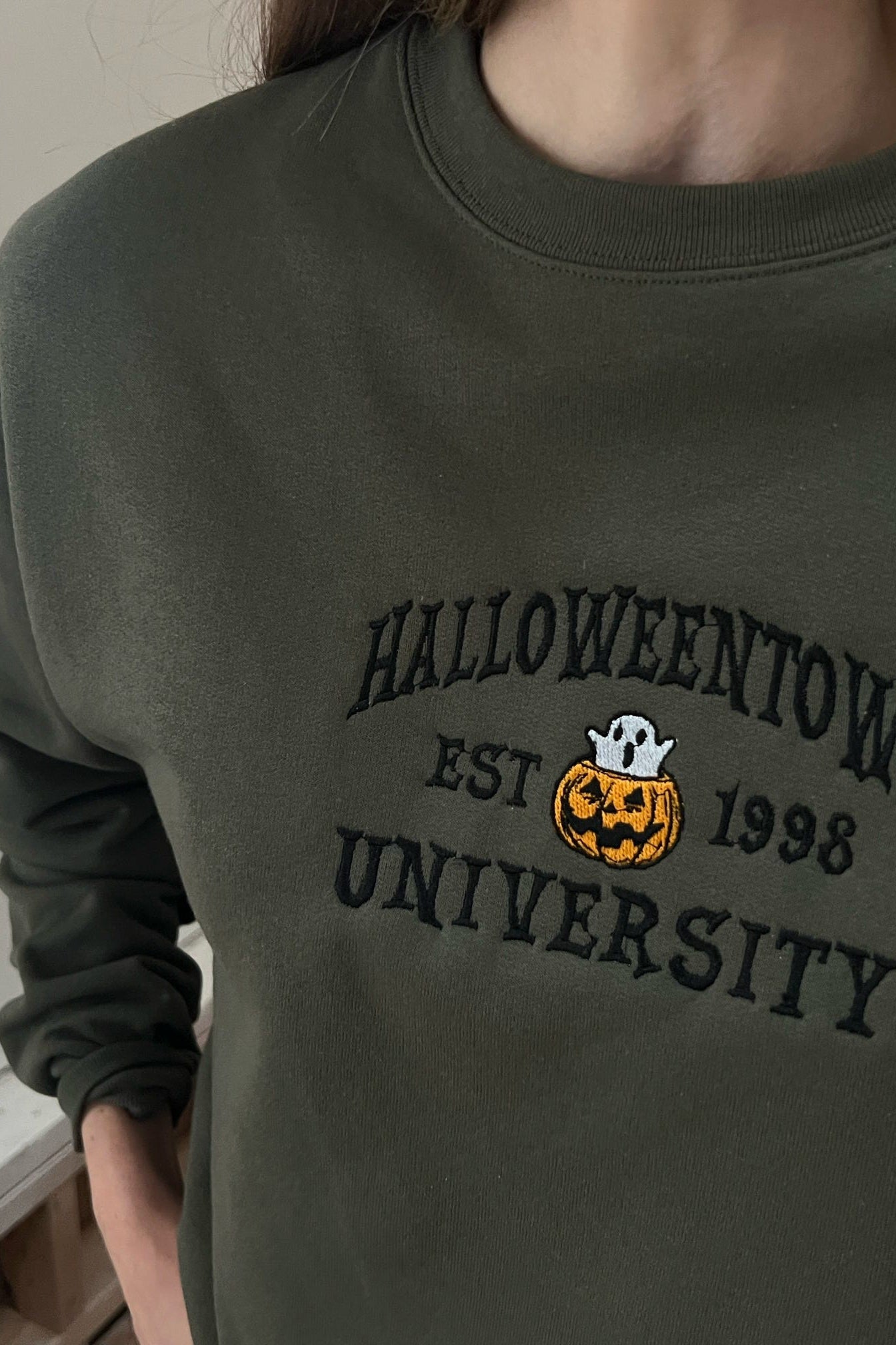 Halloweentown Embroidered Sweatshirt