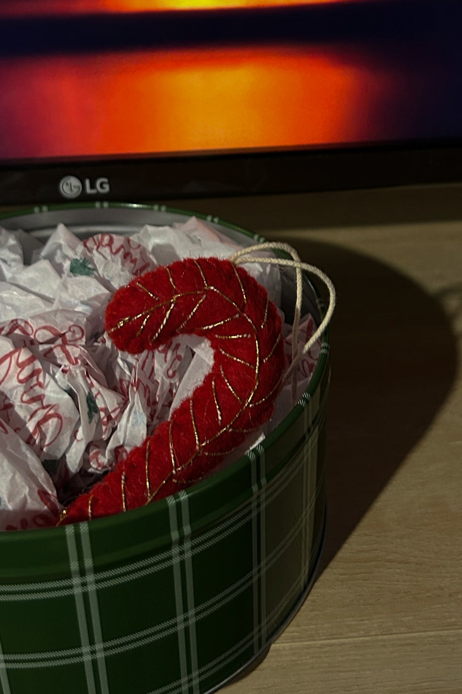 Candy Cane Ornament