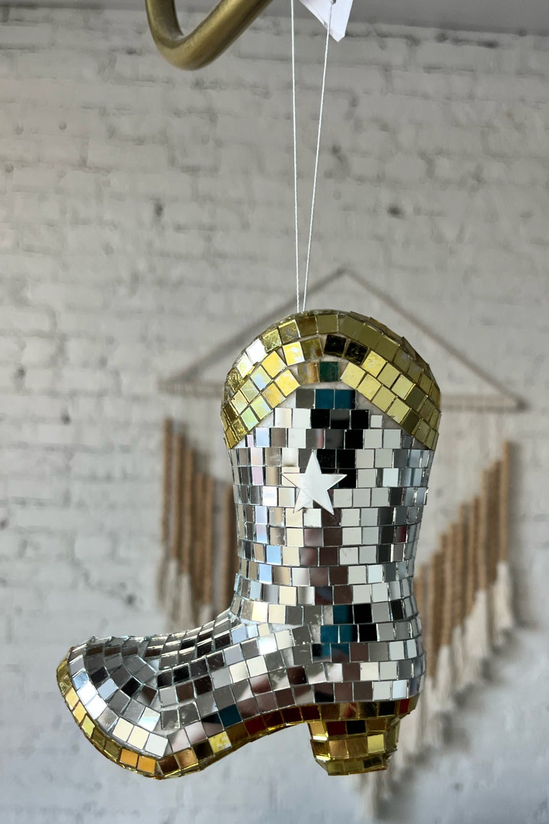 Disco Cowgirl Ornament