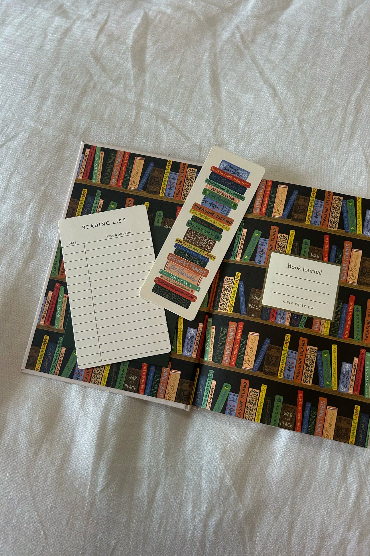 Book Club Embroidered Book Journal