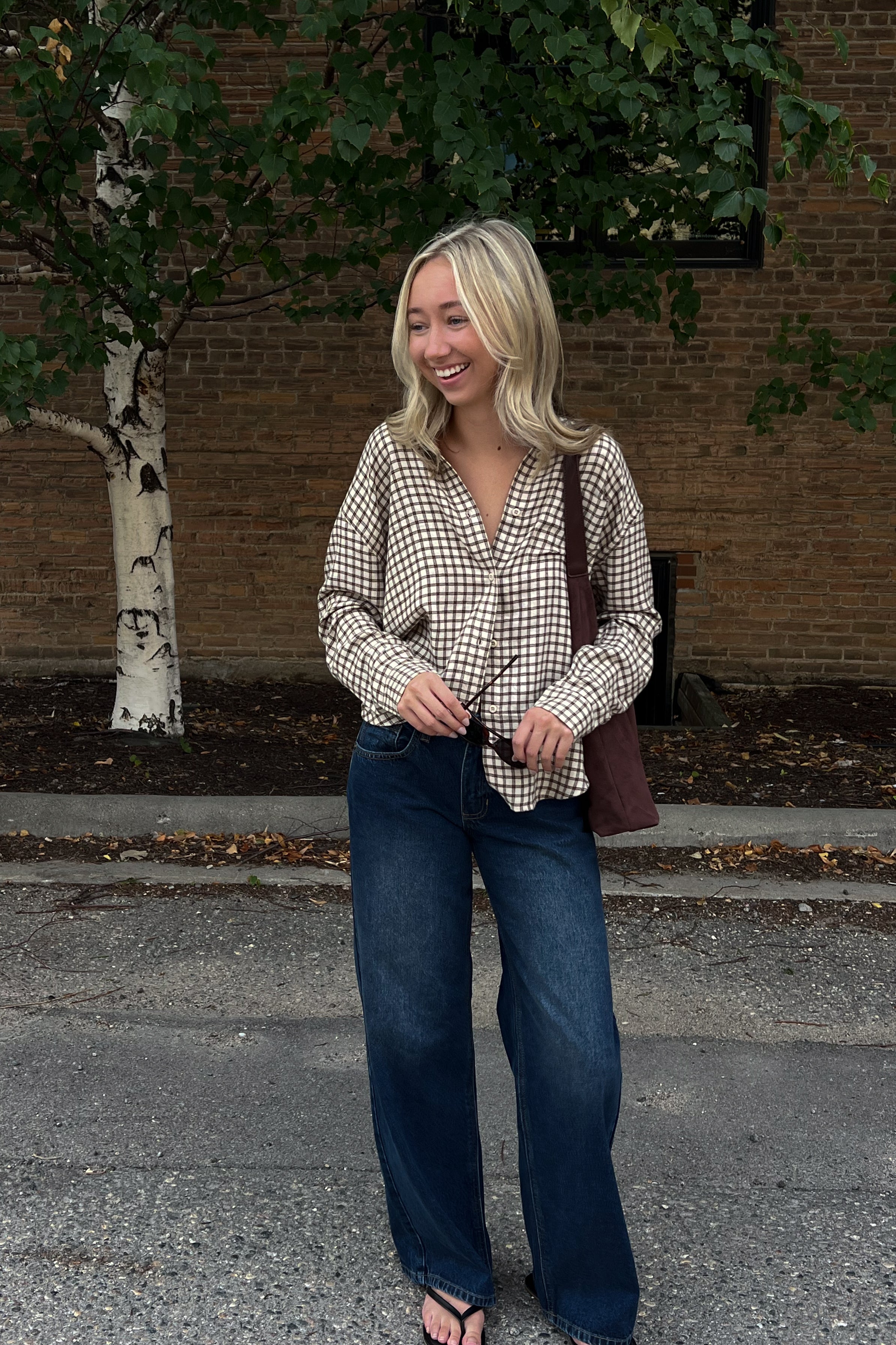 The Dream Plaid Top
