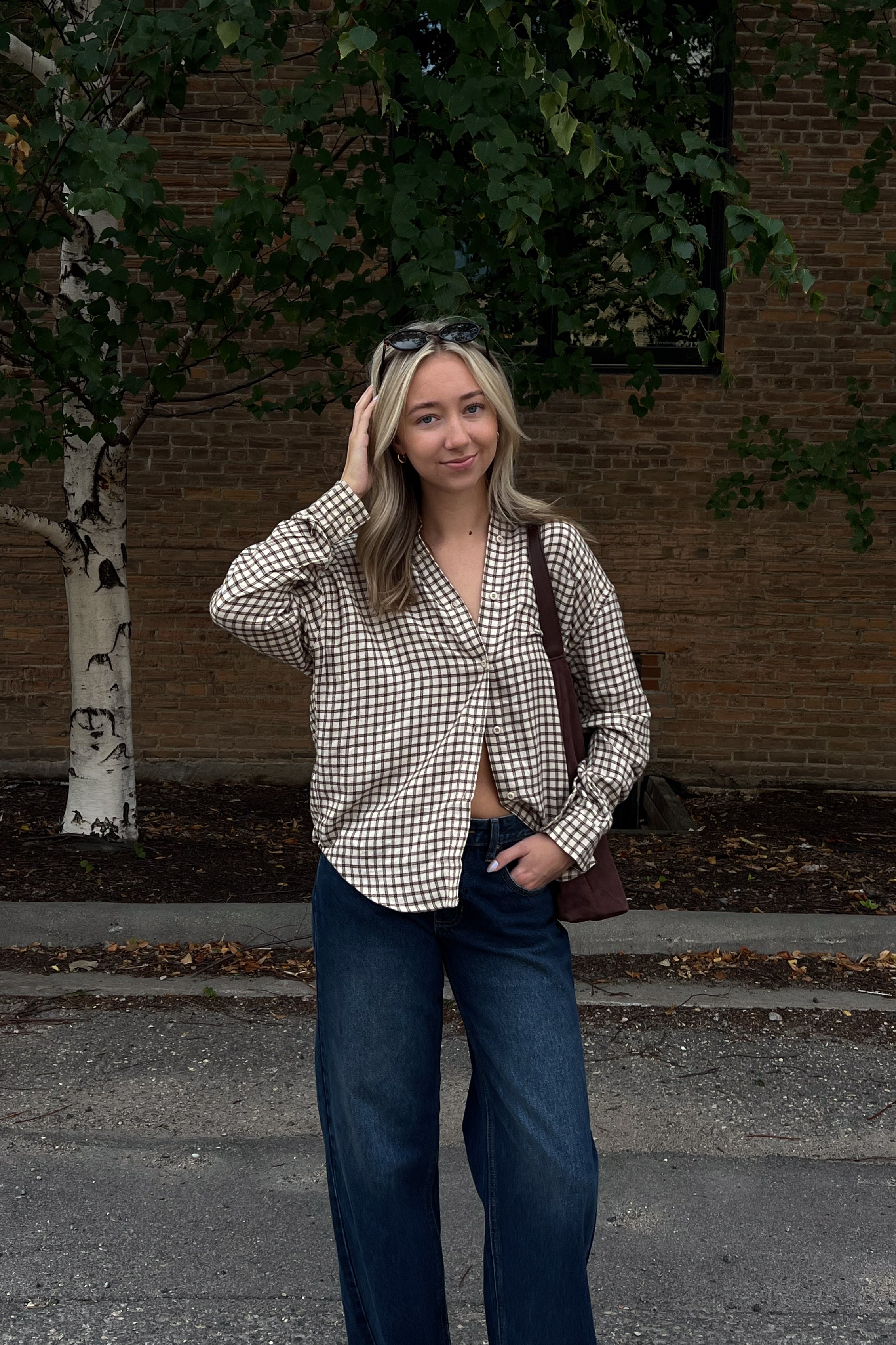 The Dream Plaid Top
