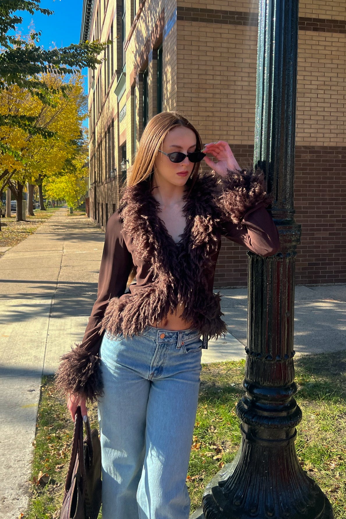 Simone Fur Top