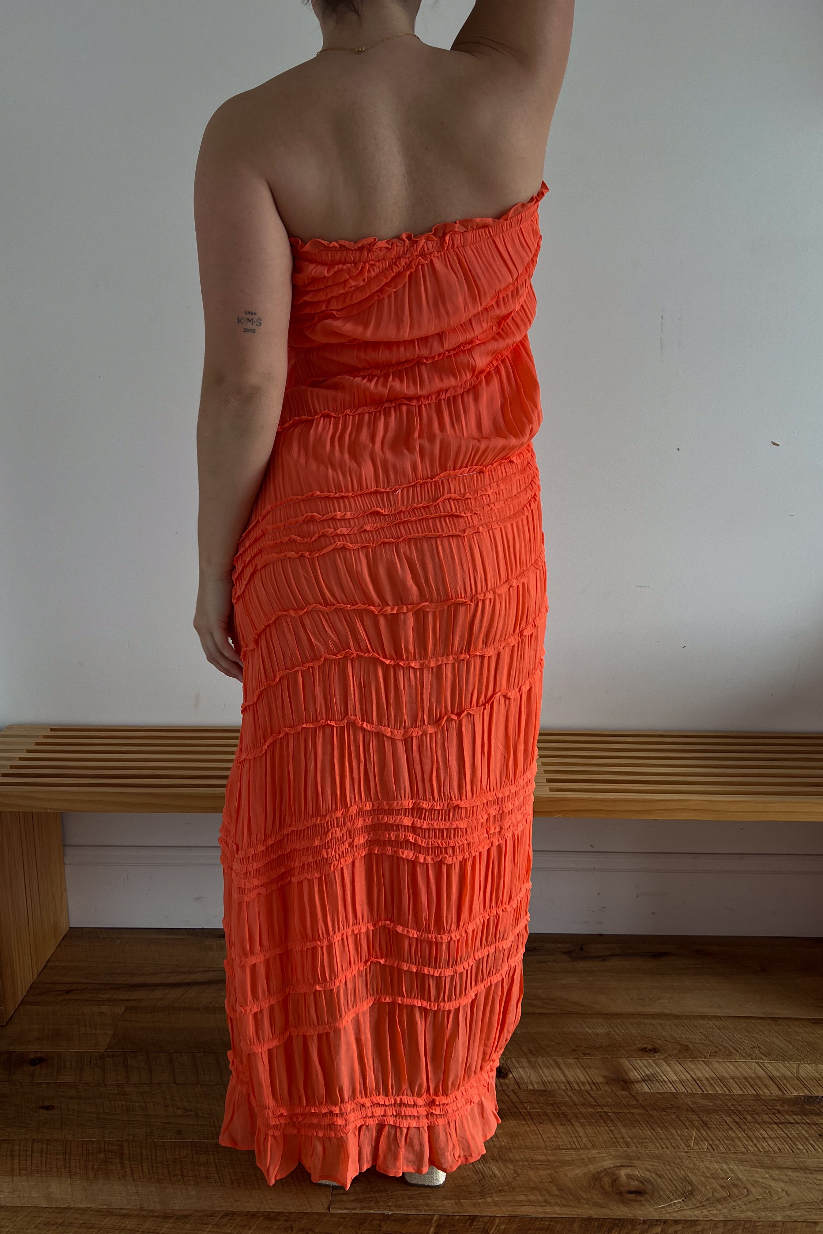 Peach Dress