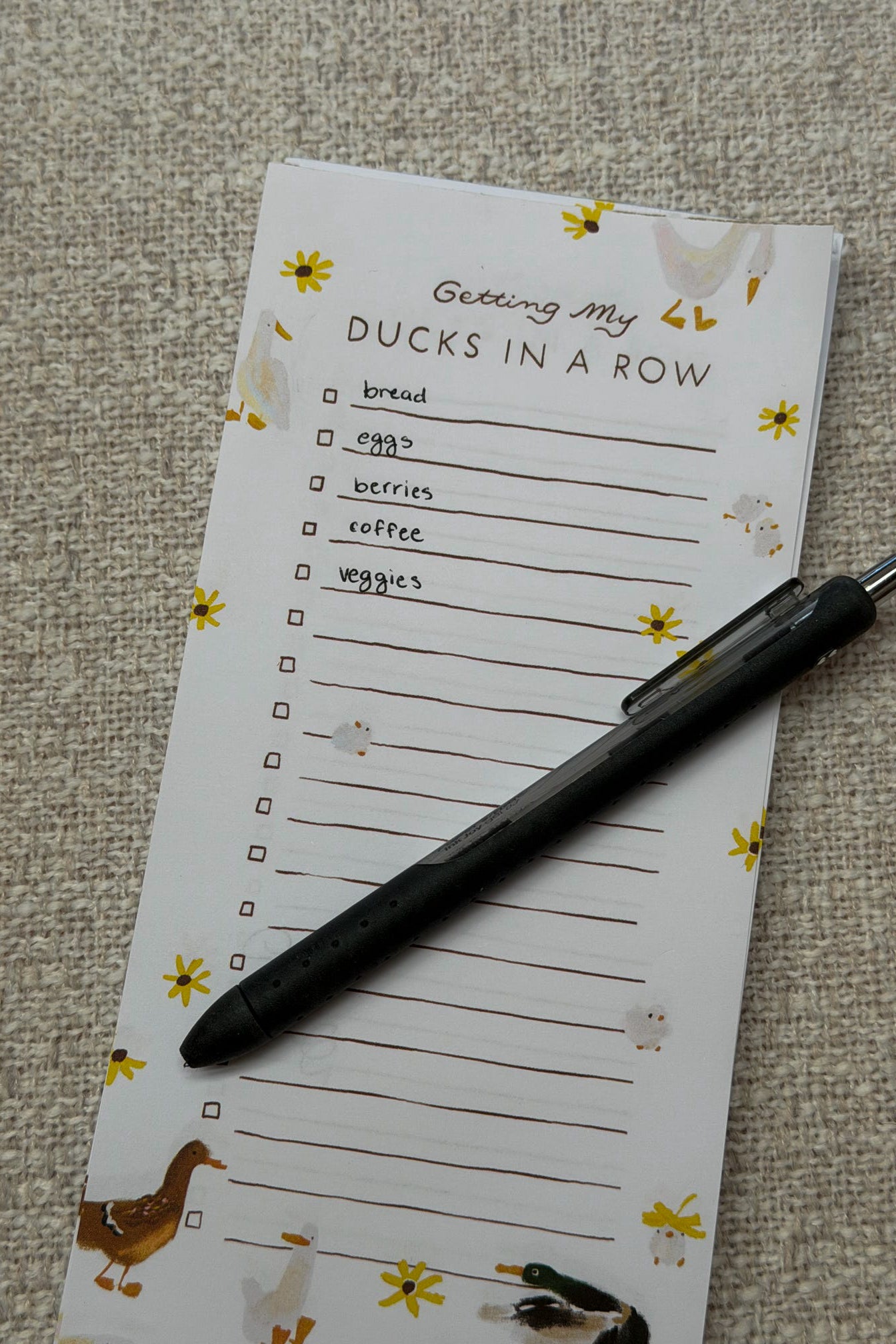 Ducks in A Row Listpad