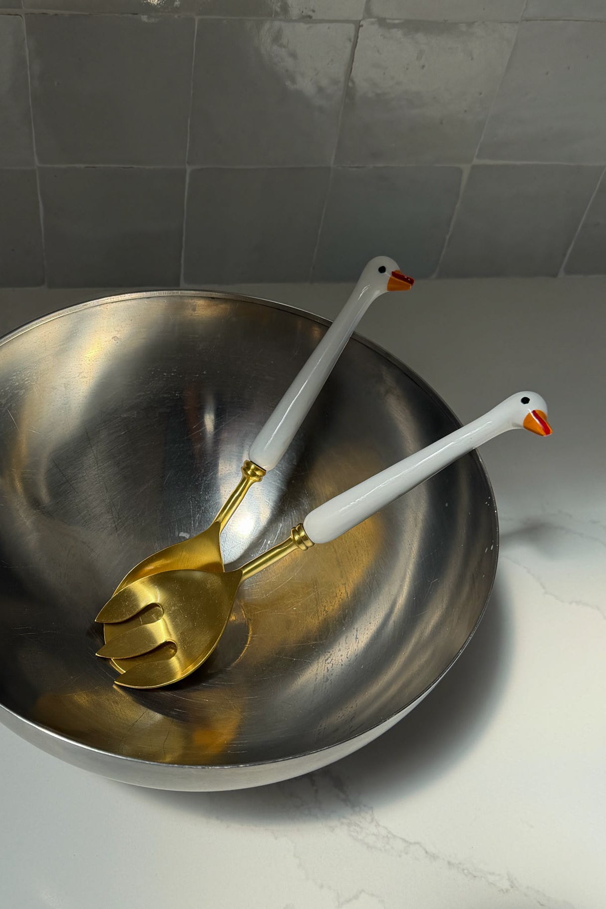 Silly Goose Salad Servers