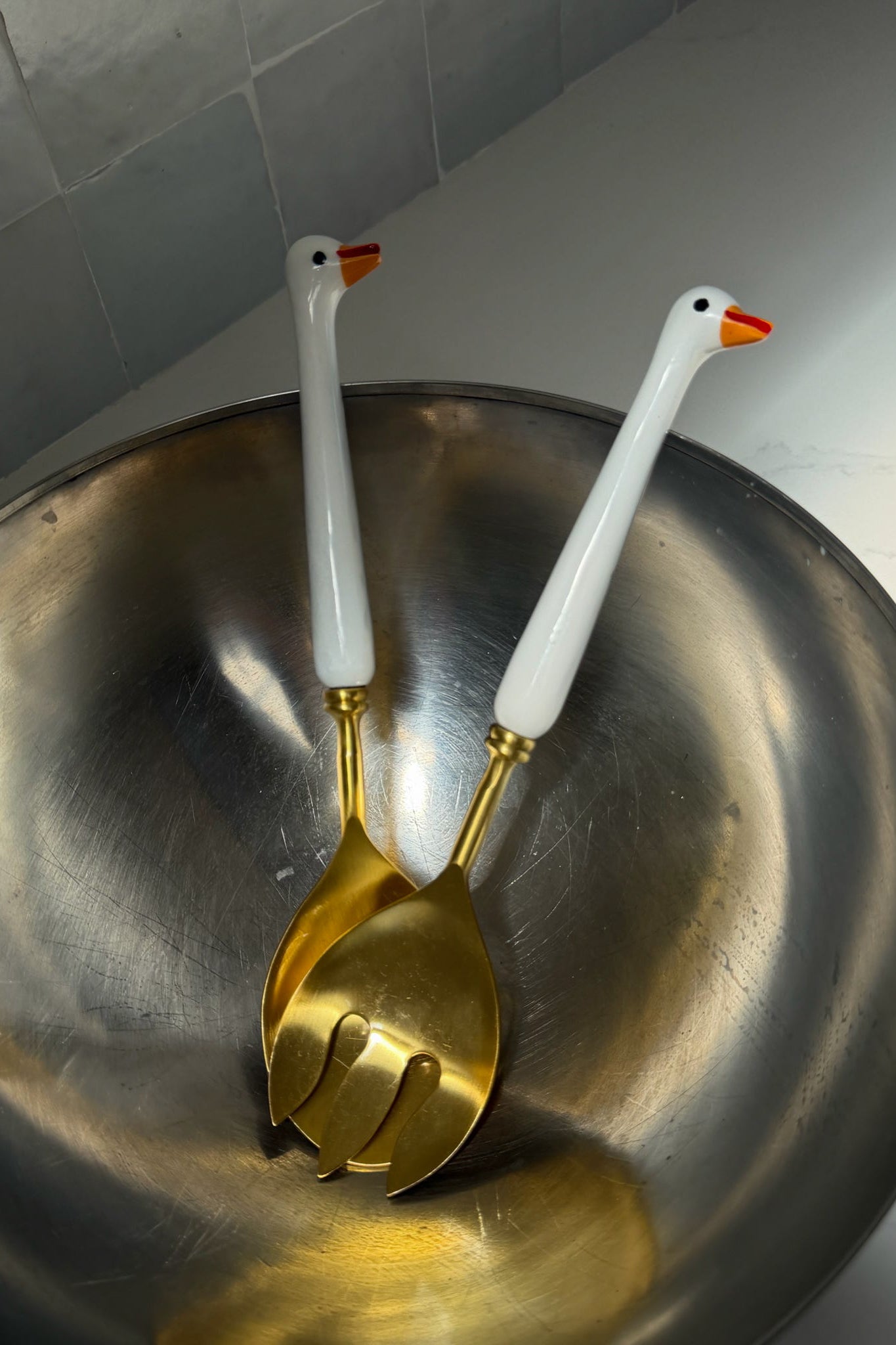 Silly Goose Salad Servers