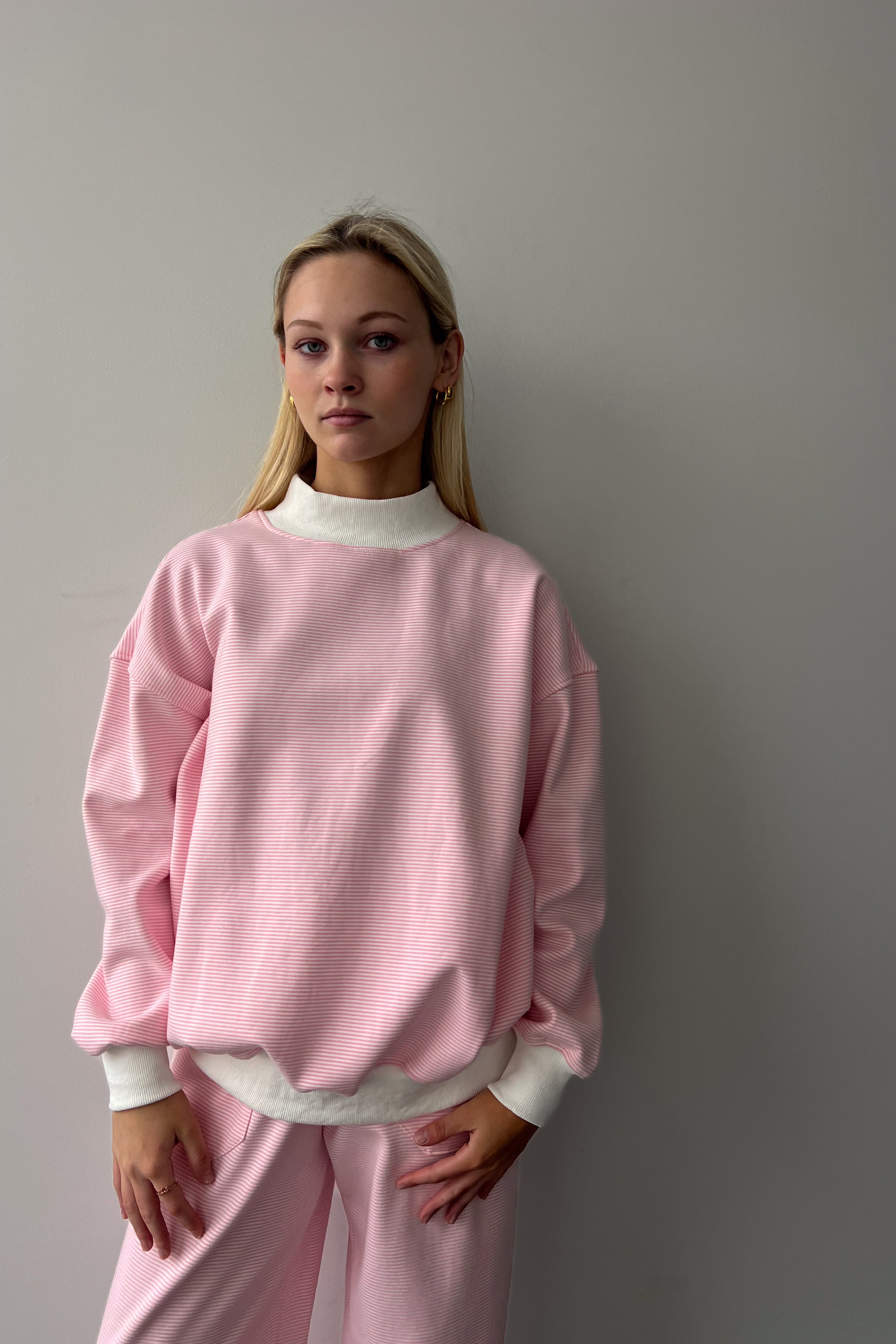 Evans Set Mock Neck Sweatshirt