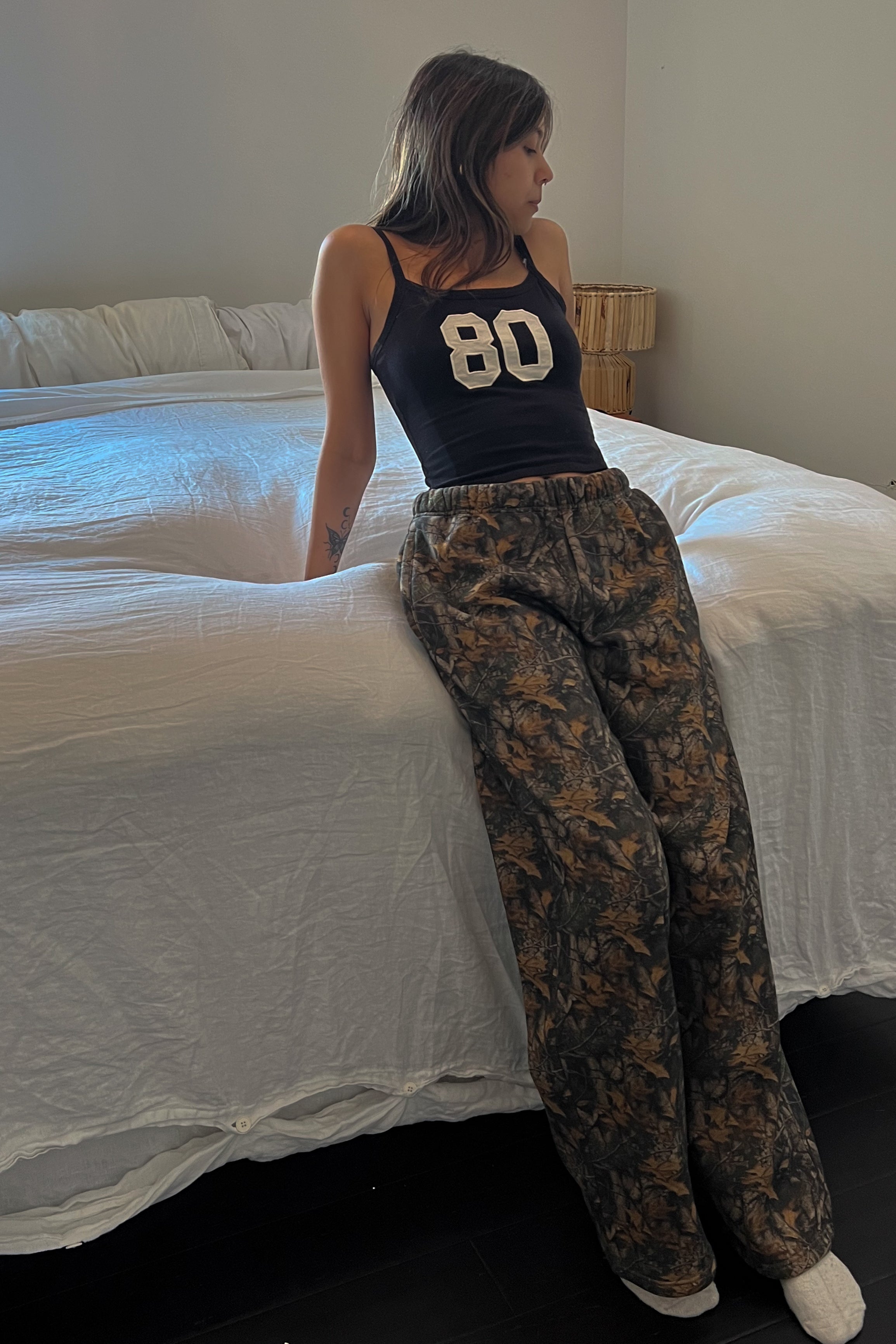 Cozy Forest Wide Leg Sweatpants