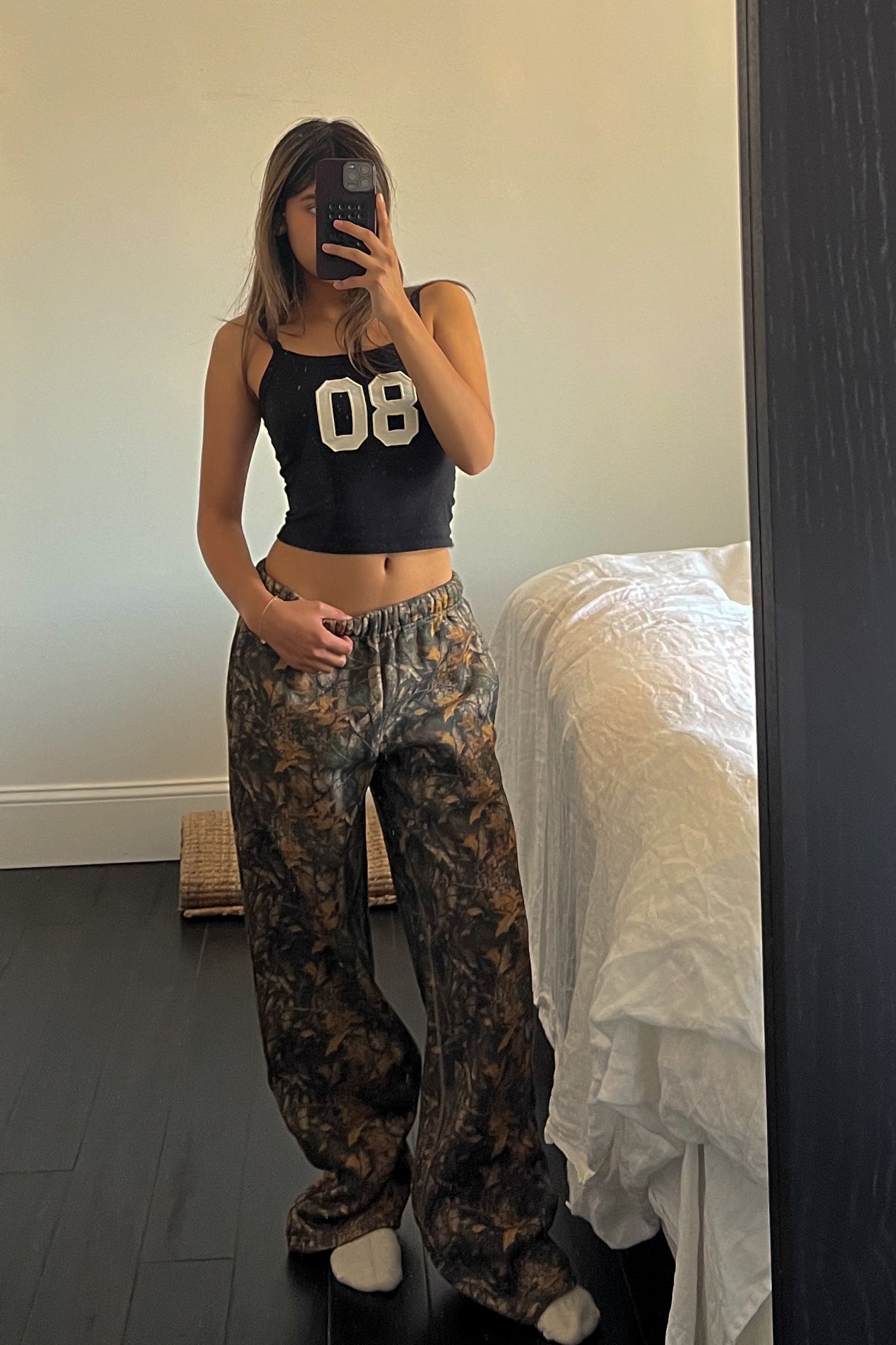 Cozy Forest Wide Leg Sweatpants