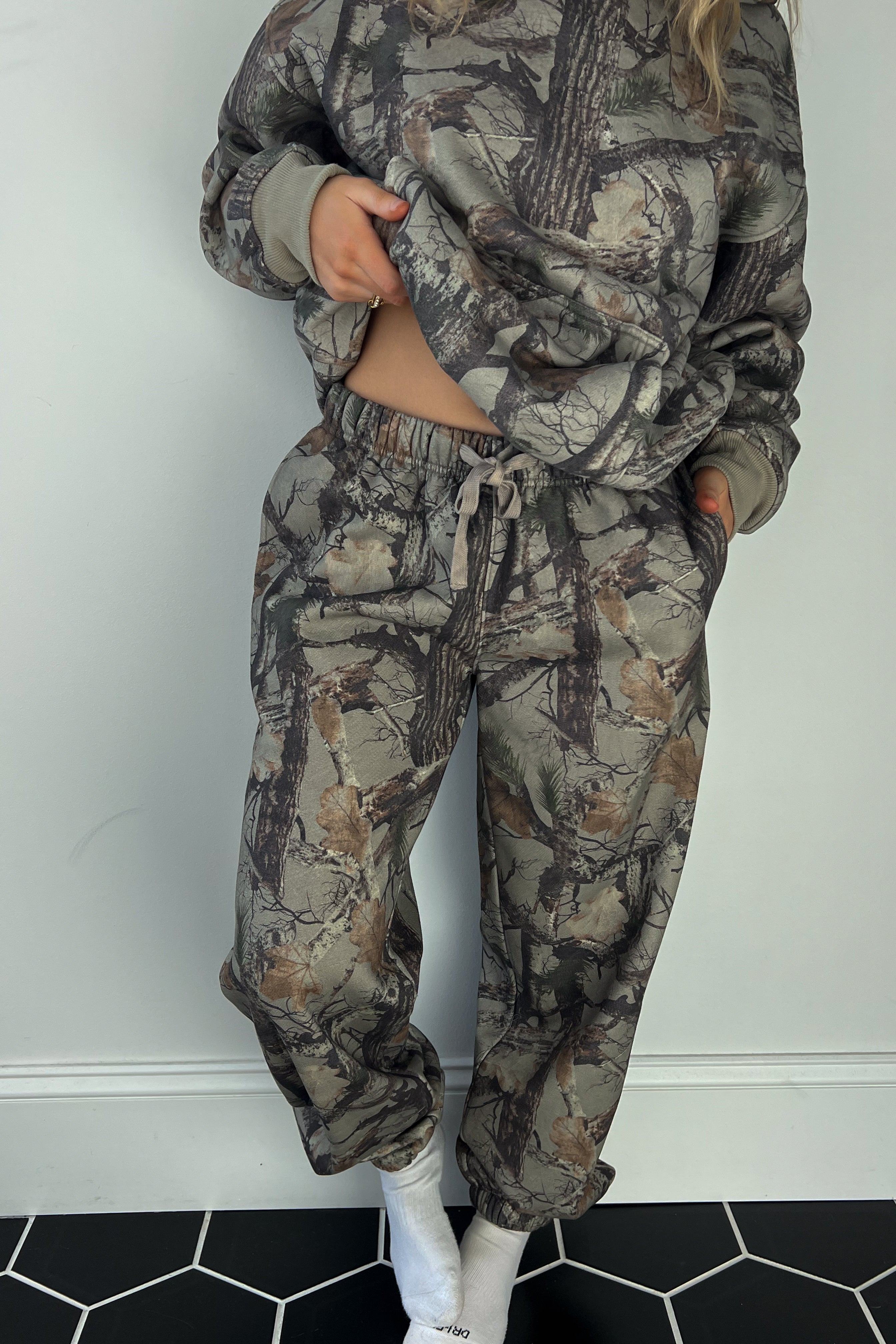 Cozy Camo Jogger Sweatpants