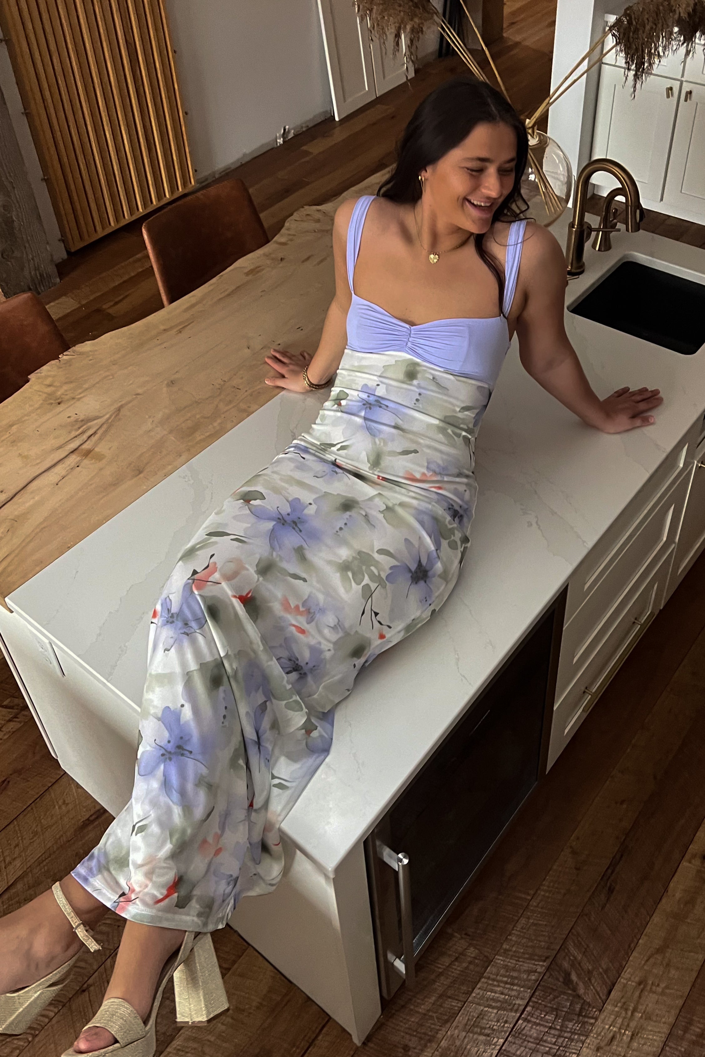 Water Lily Maxi Dress