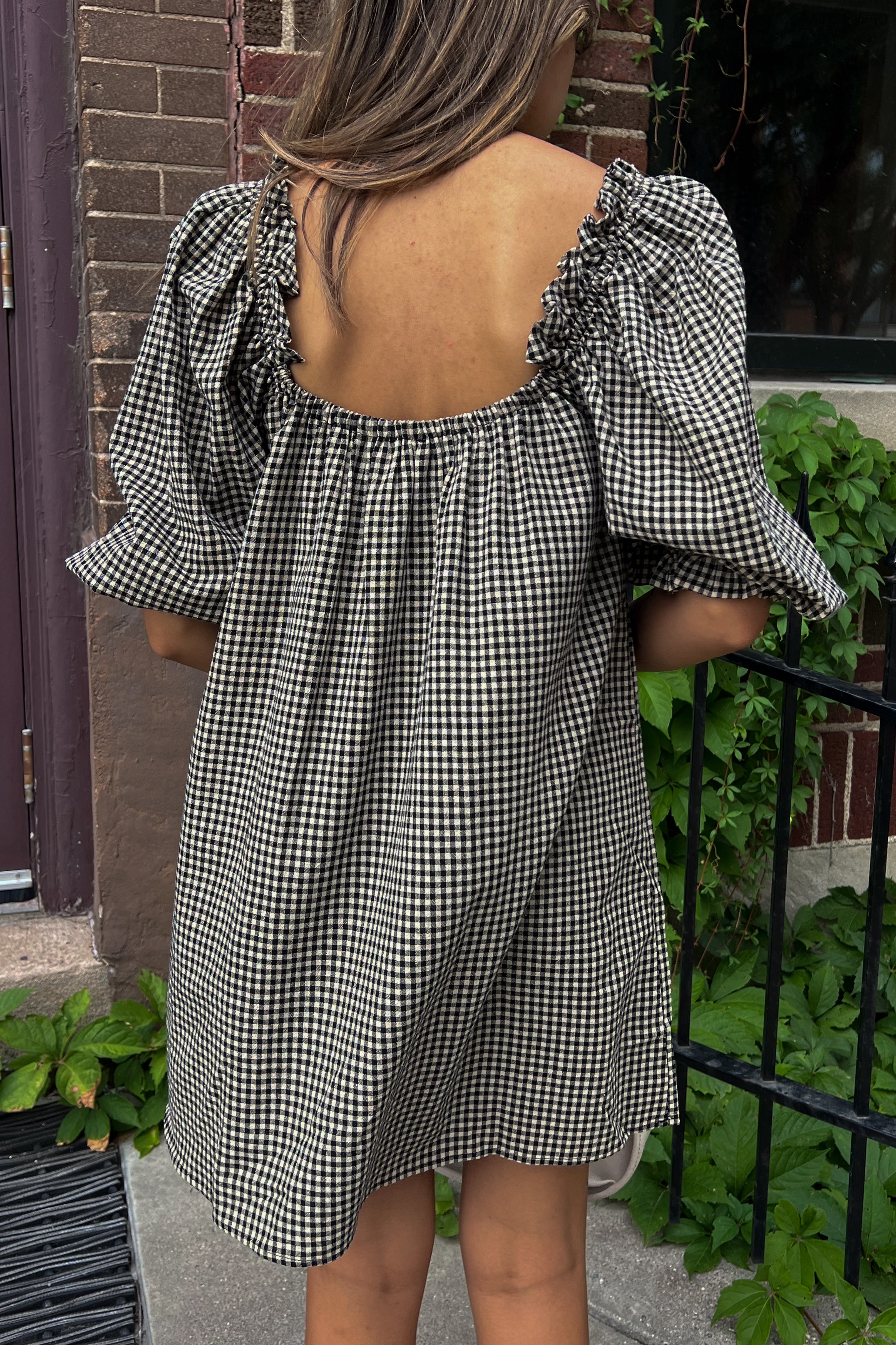 Sweet Gingham Mini Dress