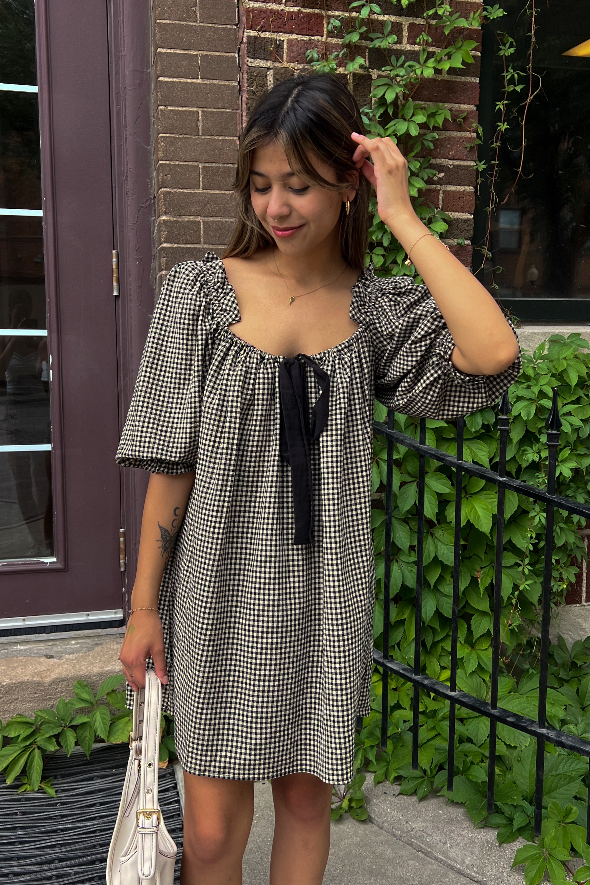 Sweet Gingham Mini Dress