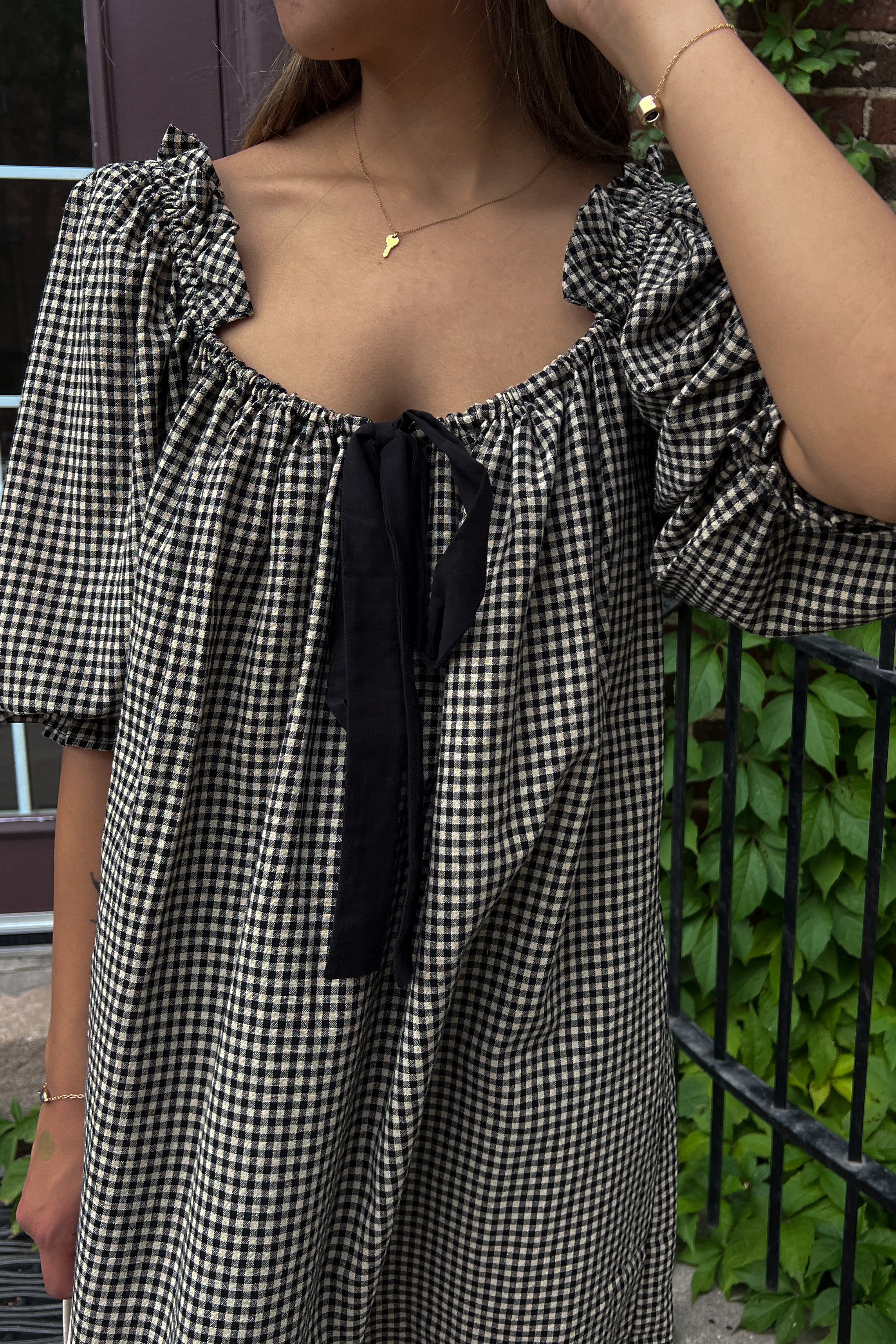 Sweet Gingham Mini Dress