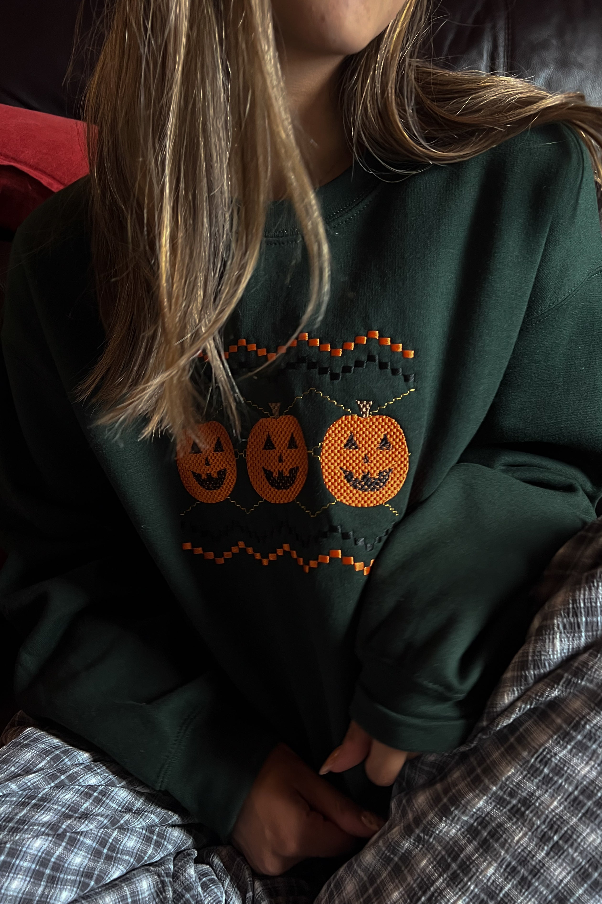 Pumpkin Fair Isle Sweatshirt