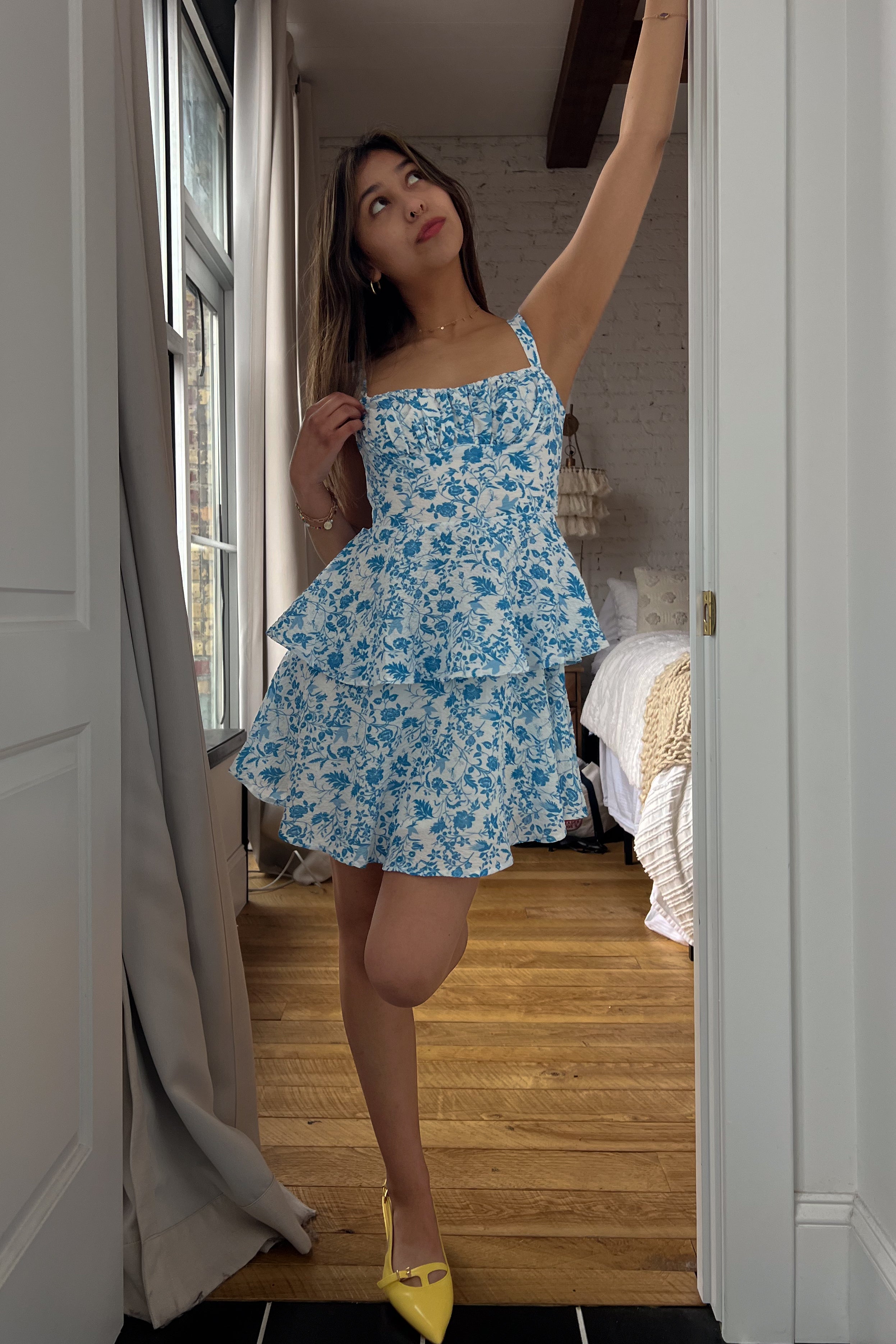 Morning Glory Mini Dress