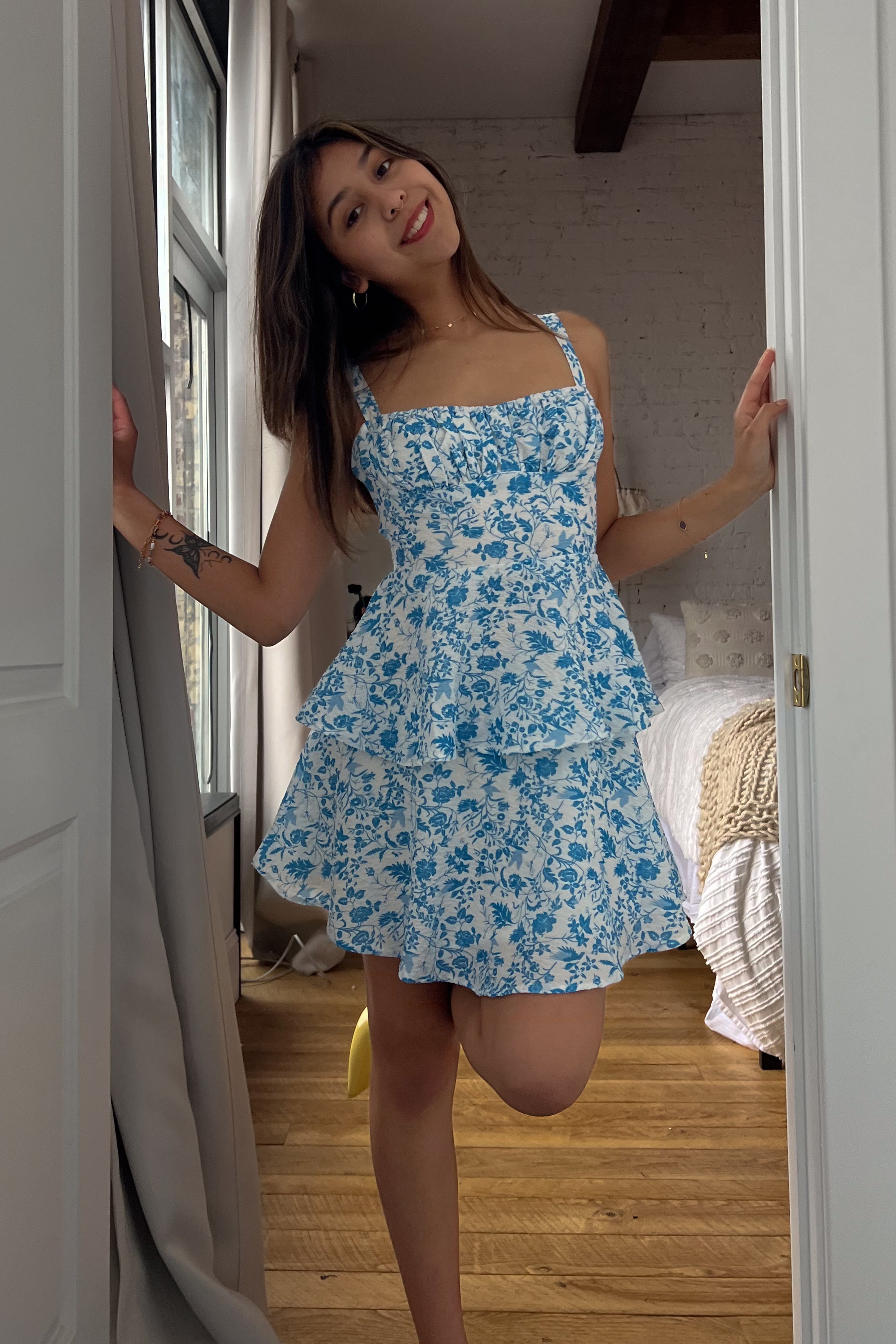 Morning Glory Mini Dress