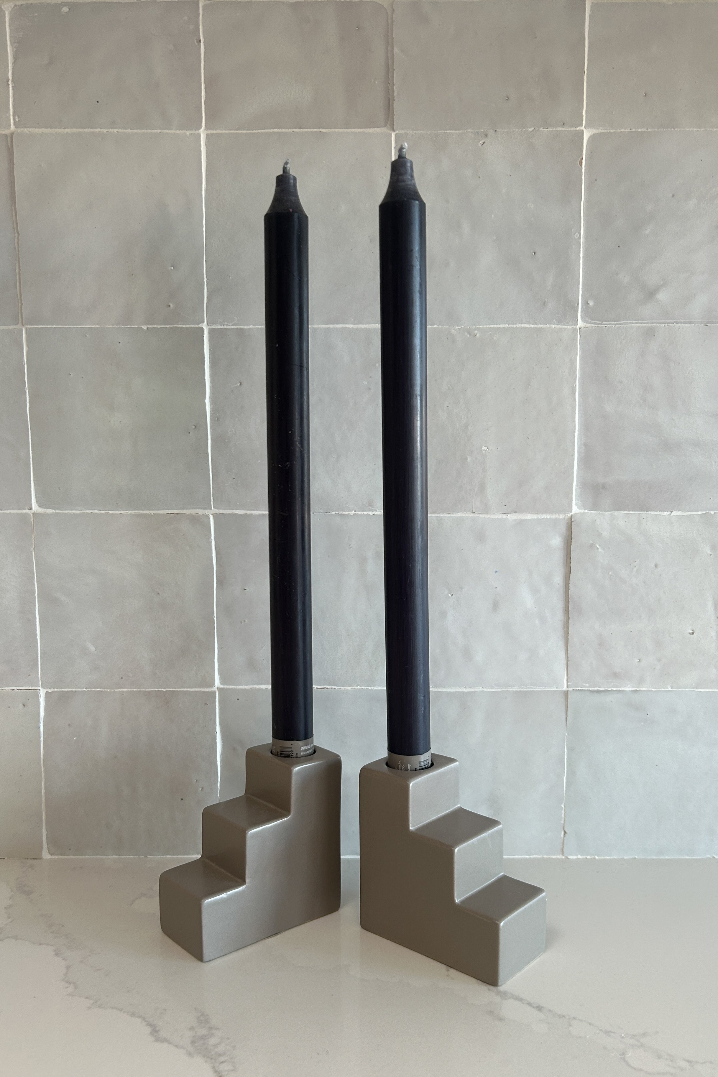 Date Card Candle Stick Holder